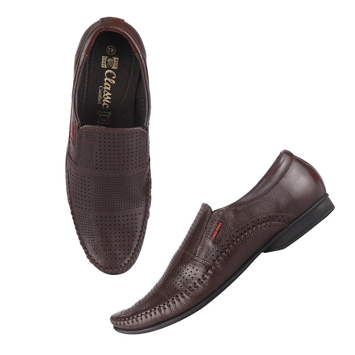 Red Chief Brown Formal Shoes for Men RC3420 003 - Image 2