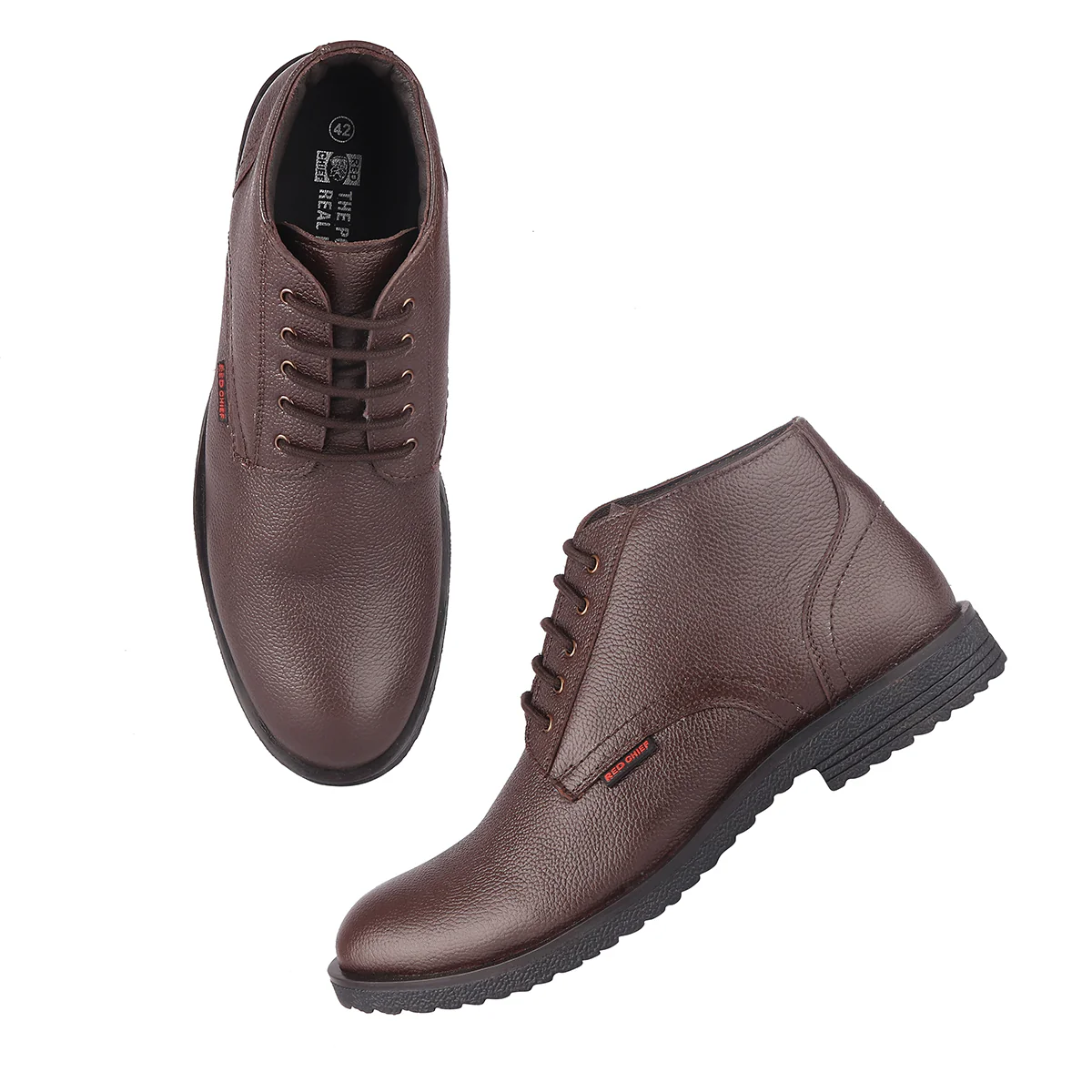 Red Chief Brown Formal Shoes for Men RC3808 003 - Image 3