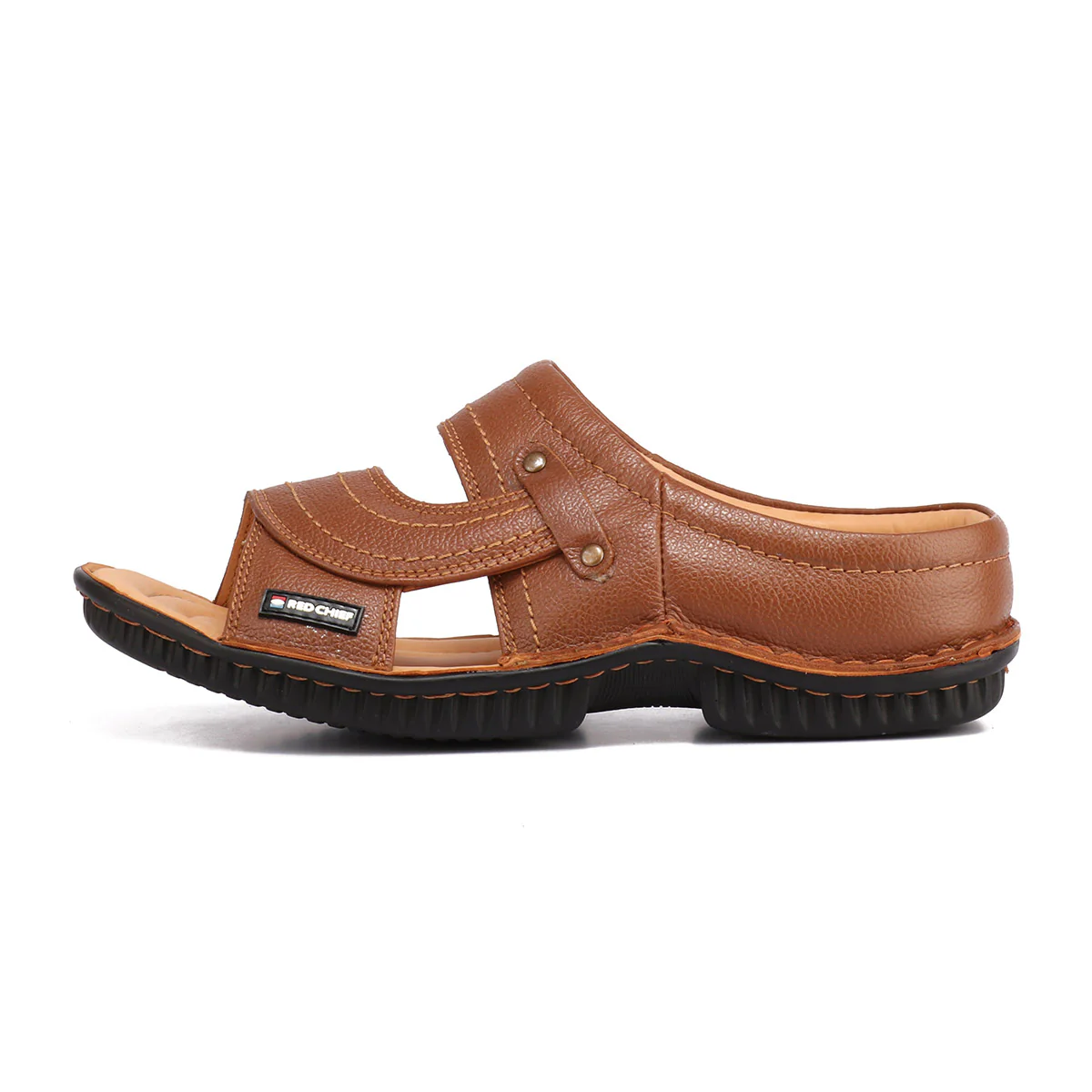 Red Chief Tan Slipper for Men RC248N 006 - Image 3