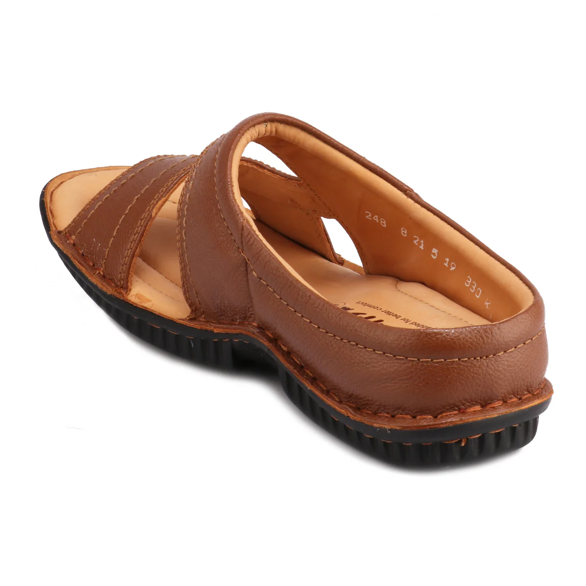 Red Chief Tan Slipper for Men RC248N 006 - Image 5