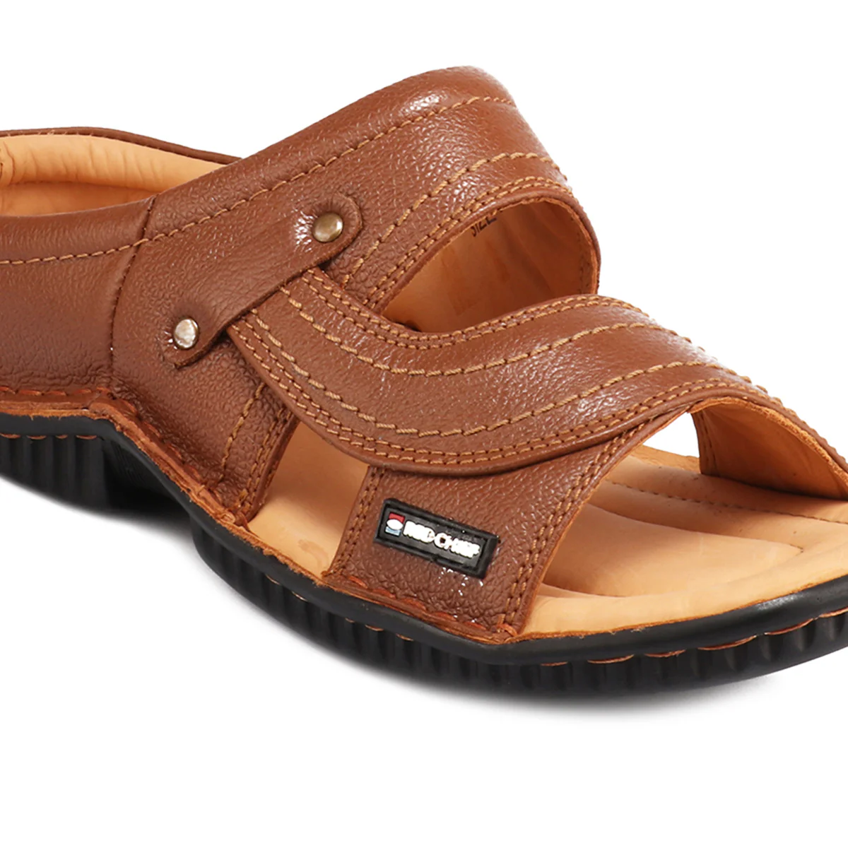 Red Chief Tan Slipper for Men RC248N 006 - Image 7