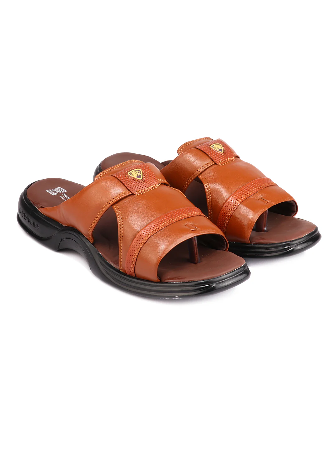 Red Chief Brown Slipper for Men RC331 003 - Image 4