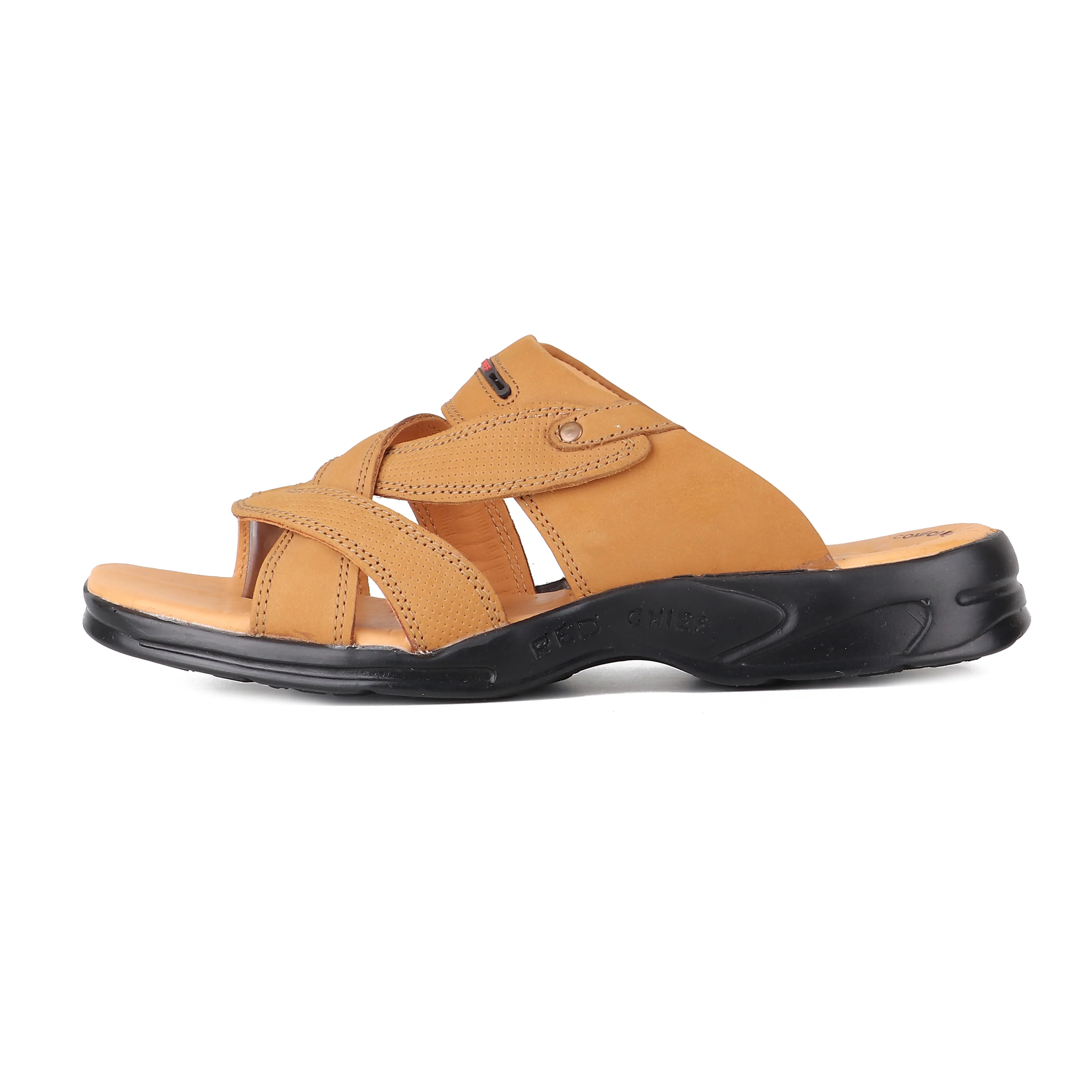 Red Chief Rust Slipper for Men RC593 022 - Image 3