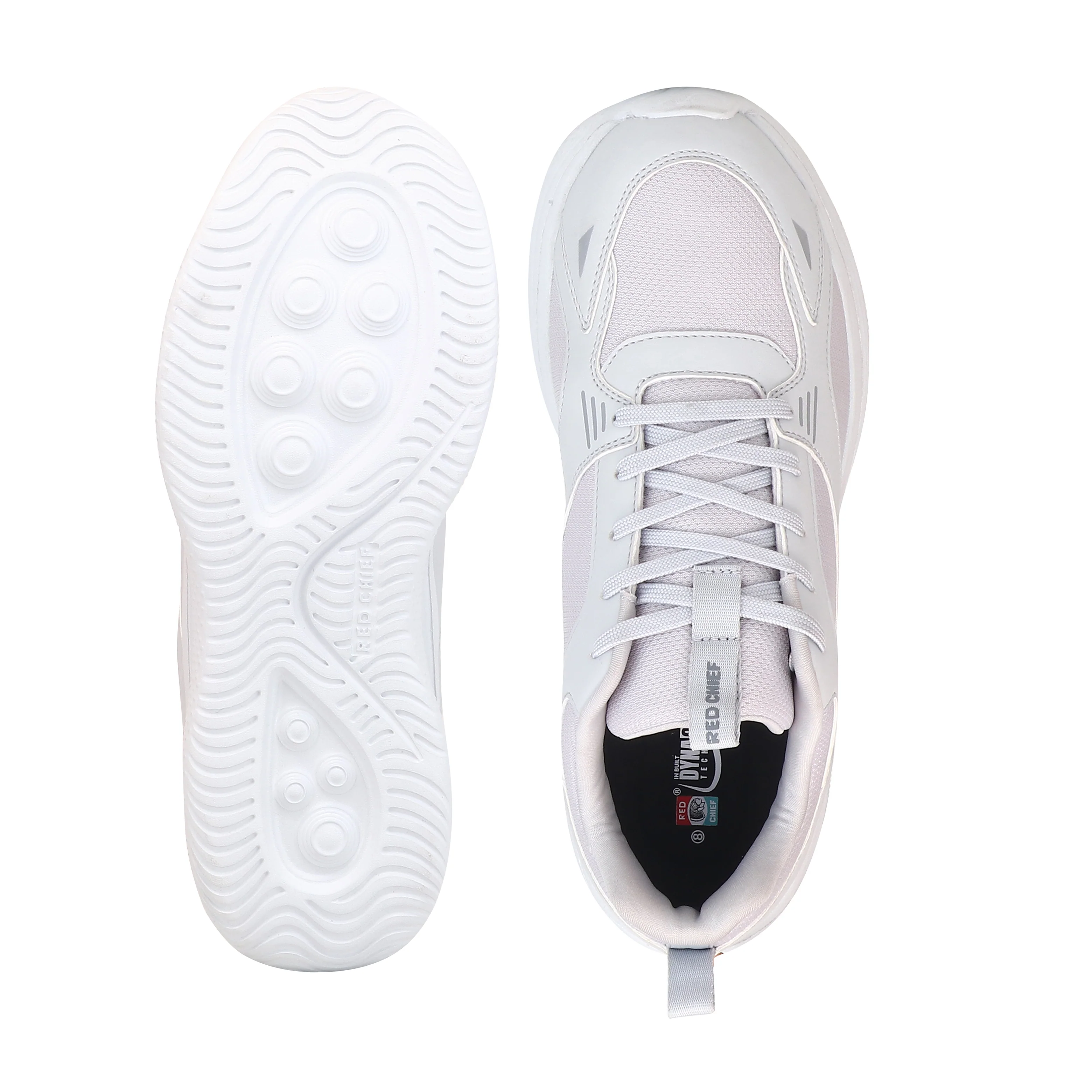 Red Chief Sports Light Gray Walking Shoes for Men W7011 012 - Image 9