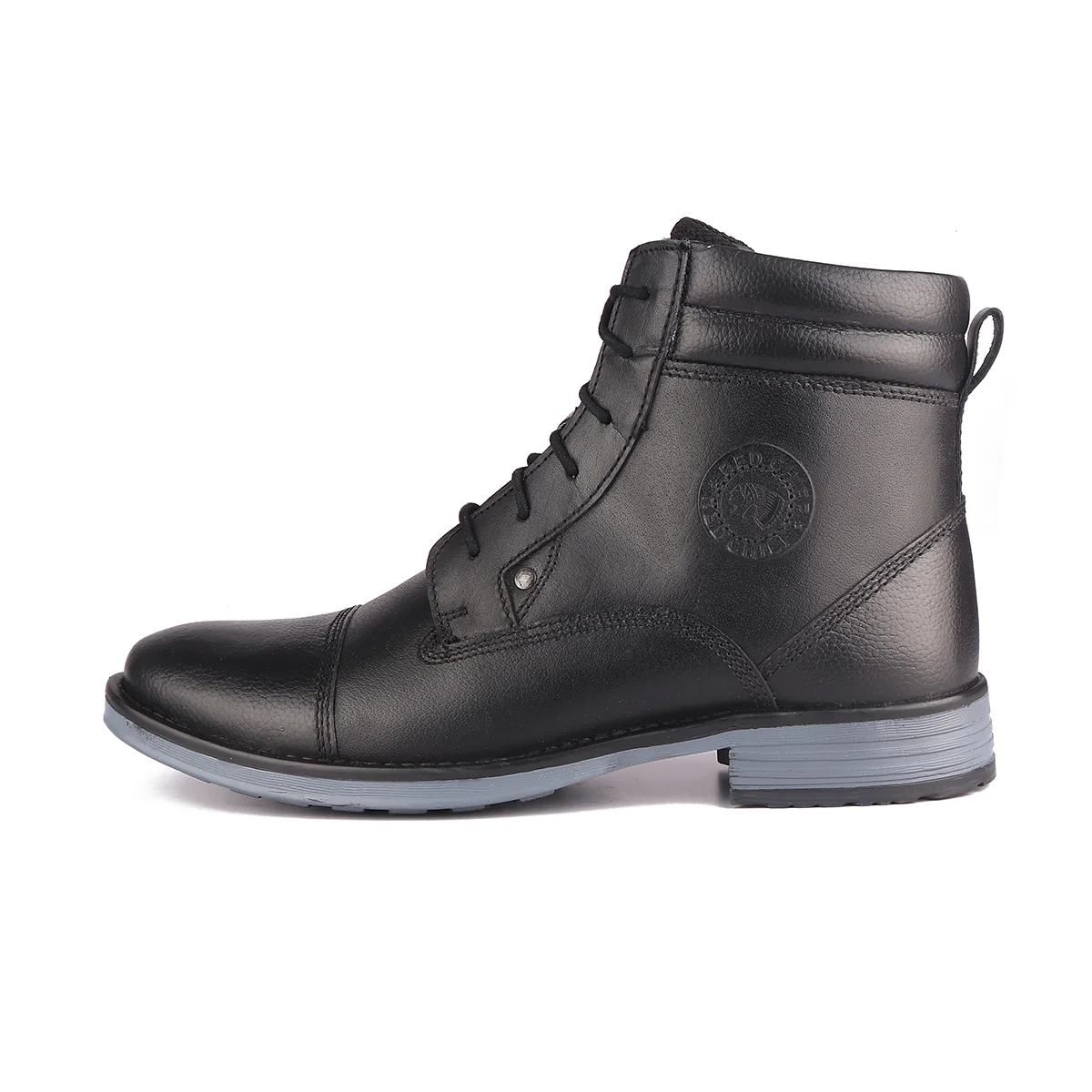 Red Chief Genuine Leather High Ankle Lace Up Black Casual Boot For Men |RC3771 001 - Image 4