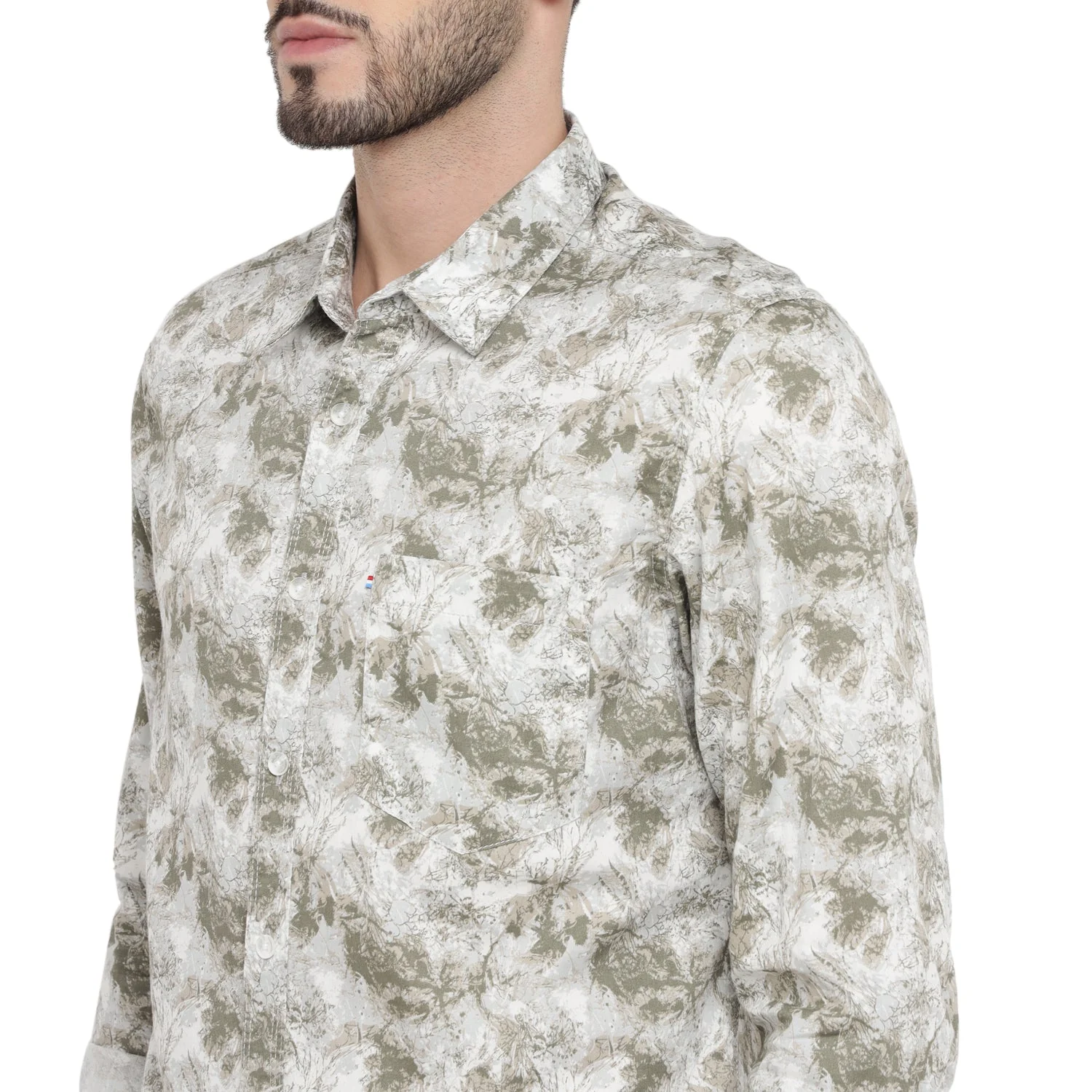 Red Chief White Casual Shirt for Men 8110656 057 - Image 5