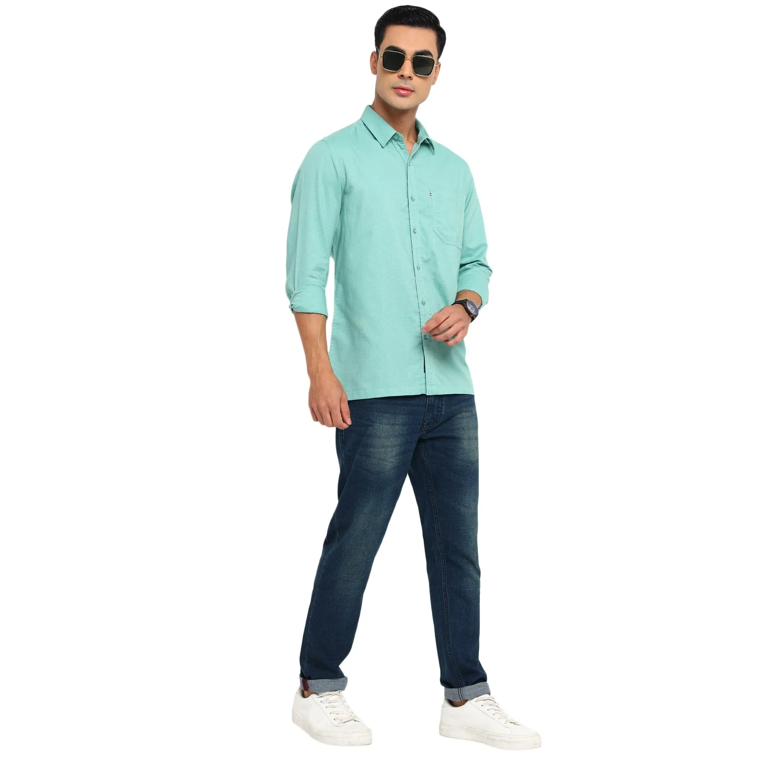 Red Chief Aqua Casual Shirt for Men 8110657 G00250 - Image 6