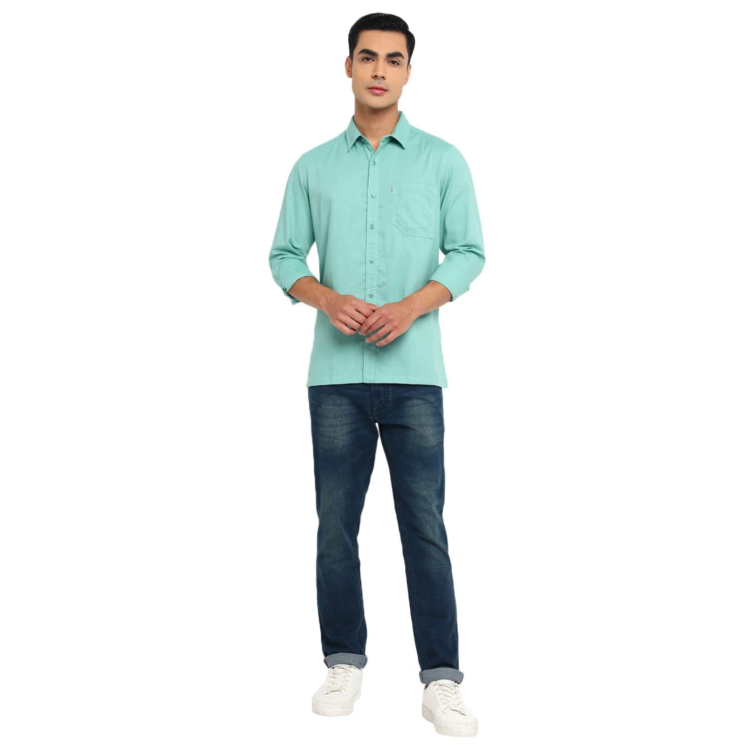 Red Chief Aqua Casual Shirt for Men 8110657 G00250 - Image 7