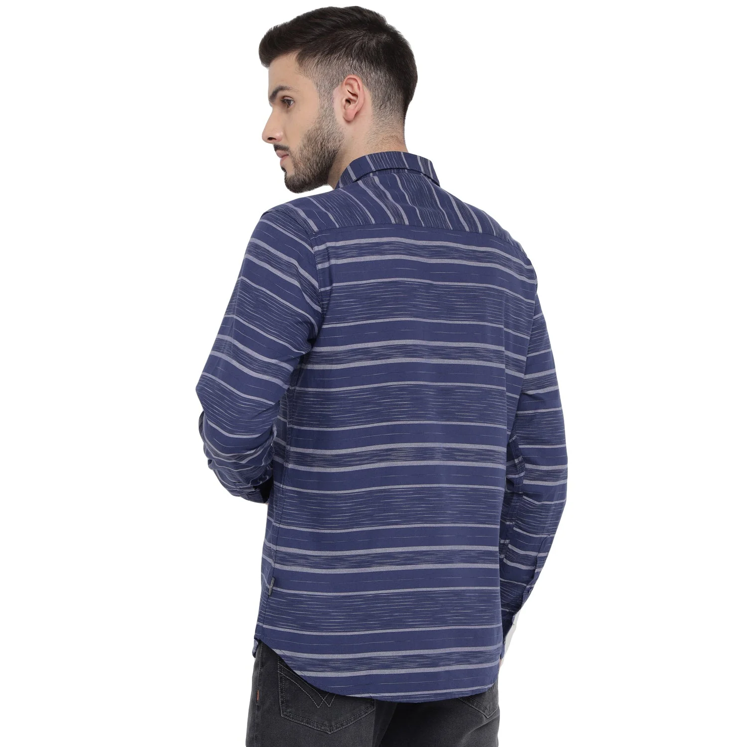 Red Chief Blue Casual Shirt for Men O-8110082 002 - Image 9