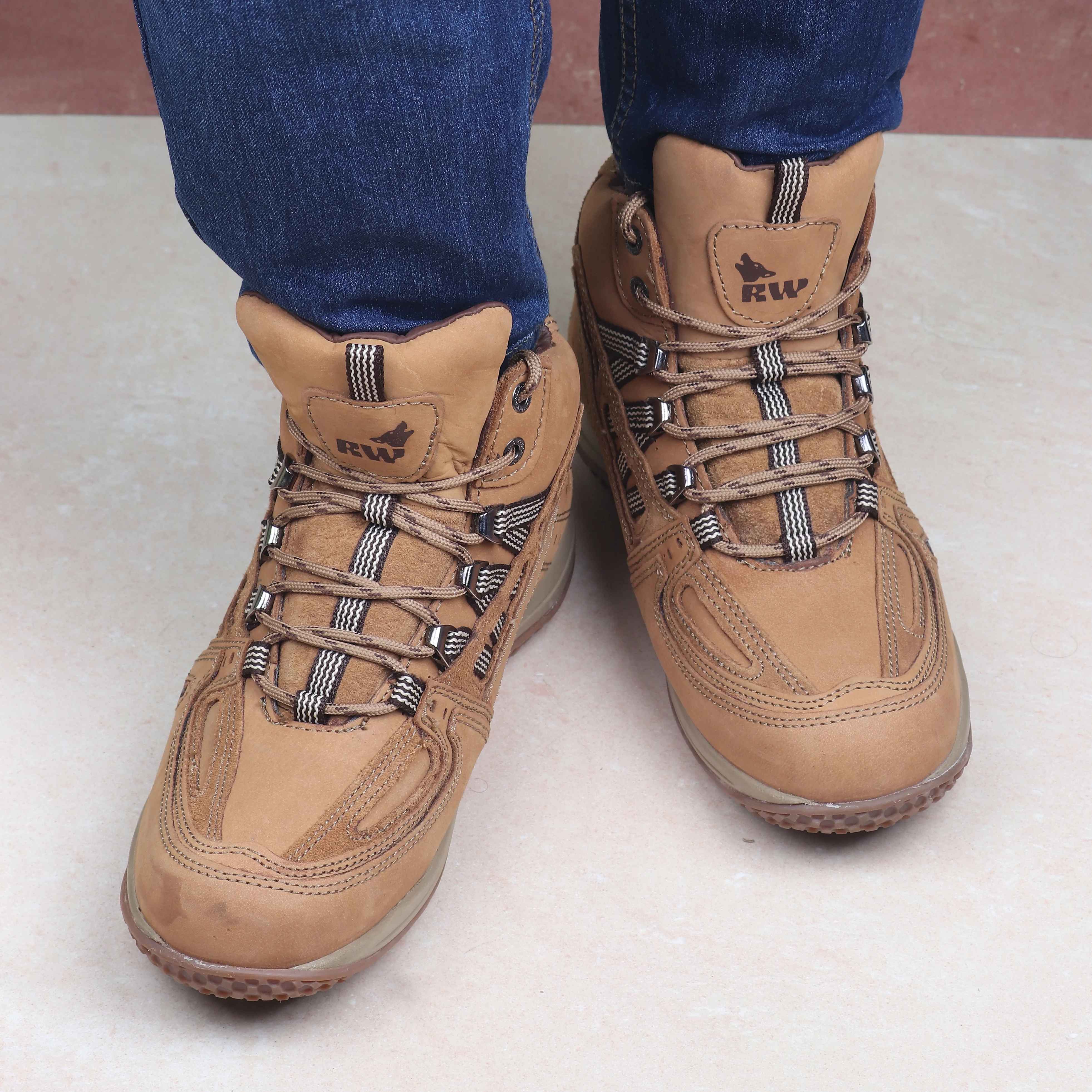Red Chief Genuine Leather High Ankle Lace Up Casual Boot Shoes For Men |RC4444 737 - Image 2