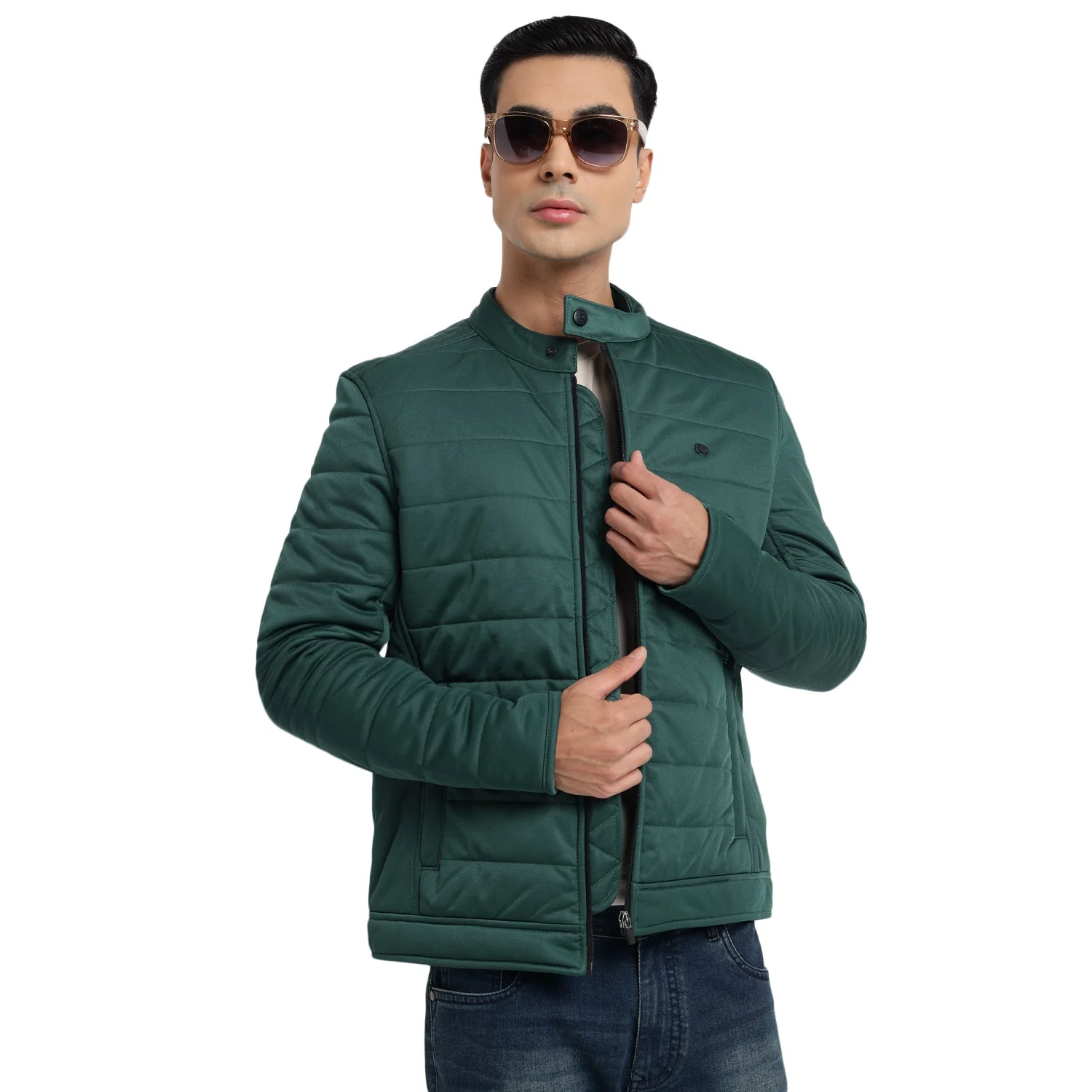 Red Chief Green Jacket for Men 8310150 140 - Image 3