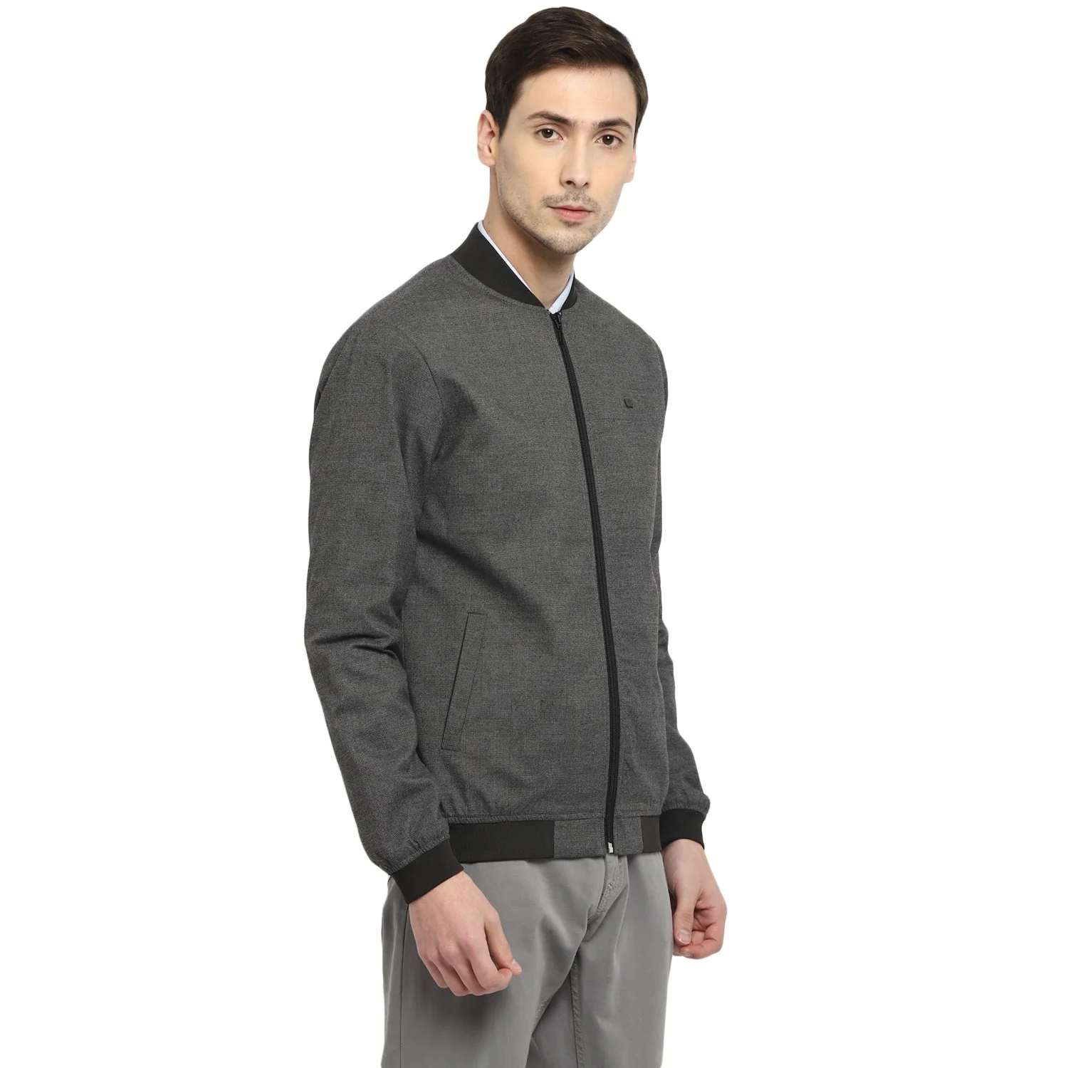 Red Chief Light Gray Check Jacket for Men 8310162 012 - Image 5