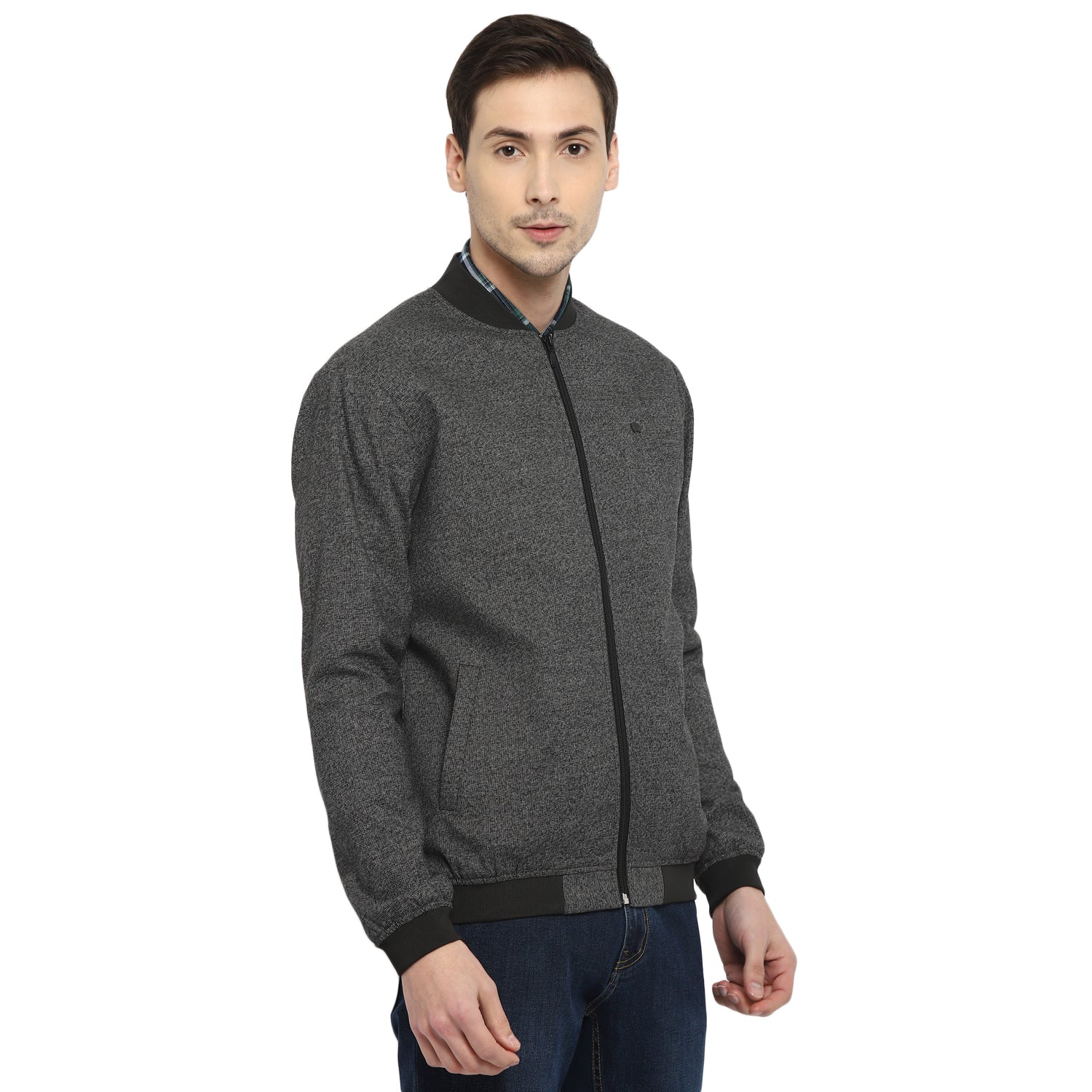 Red Chief Black/White Texture Jacket for Men 8310162 F013 - Image 6