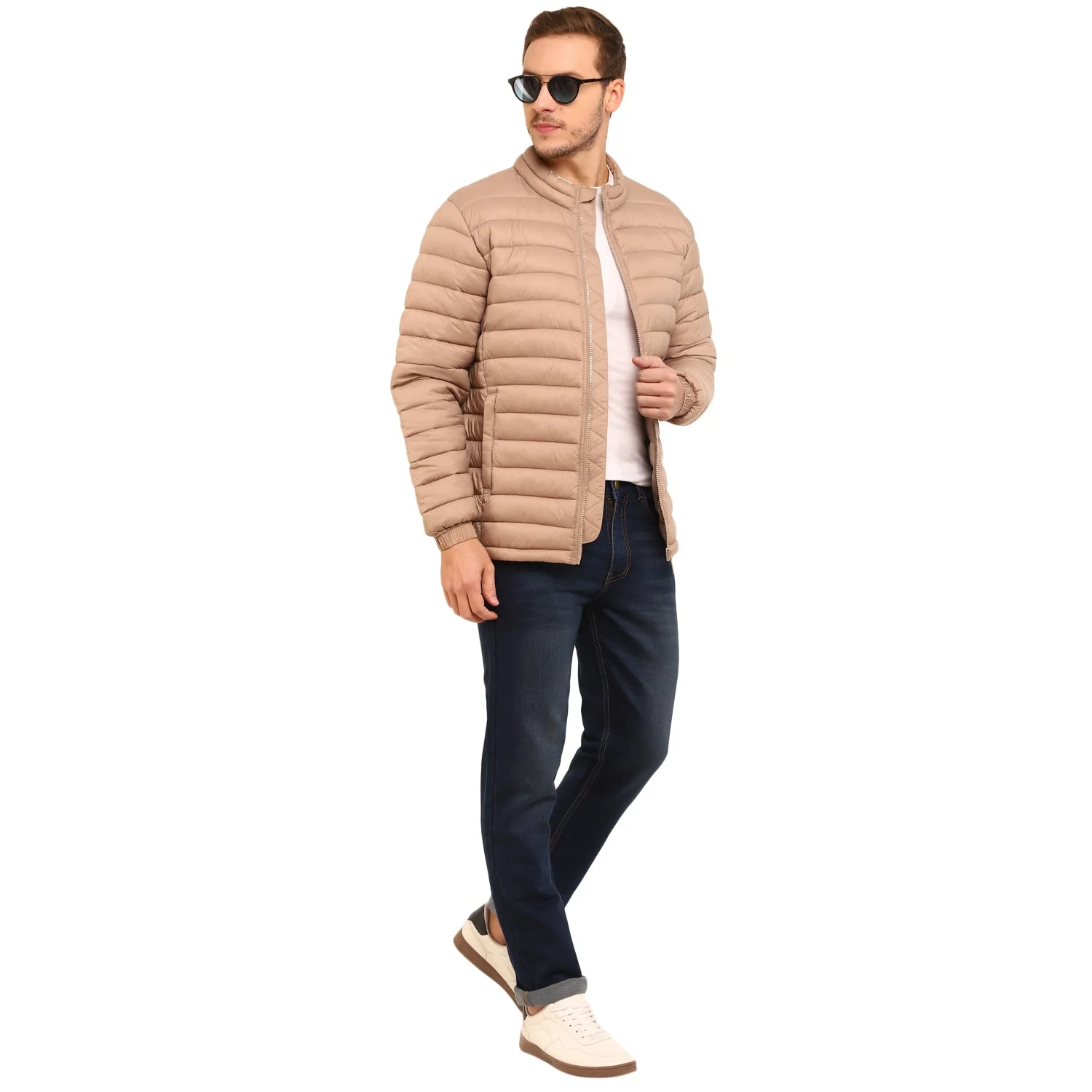 Red Chief Beige Jacket for Men 8310165 026 - Image 2