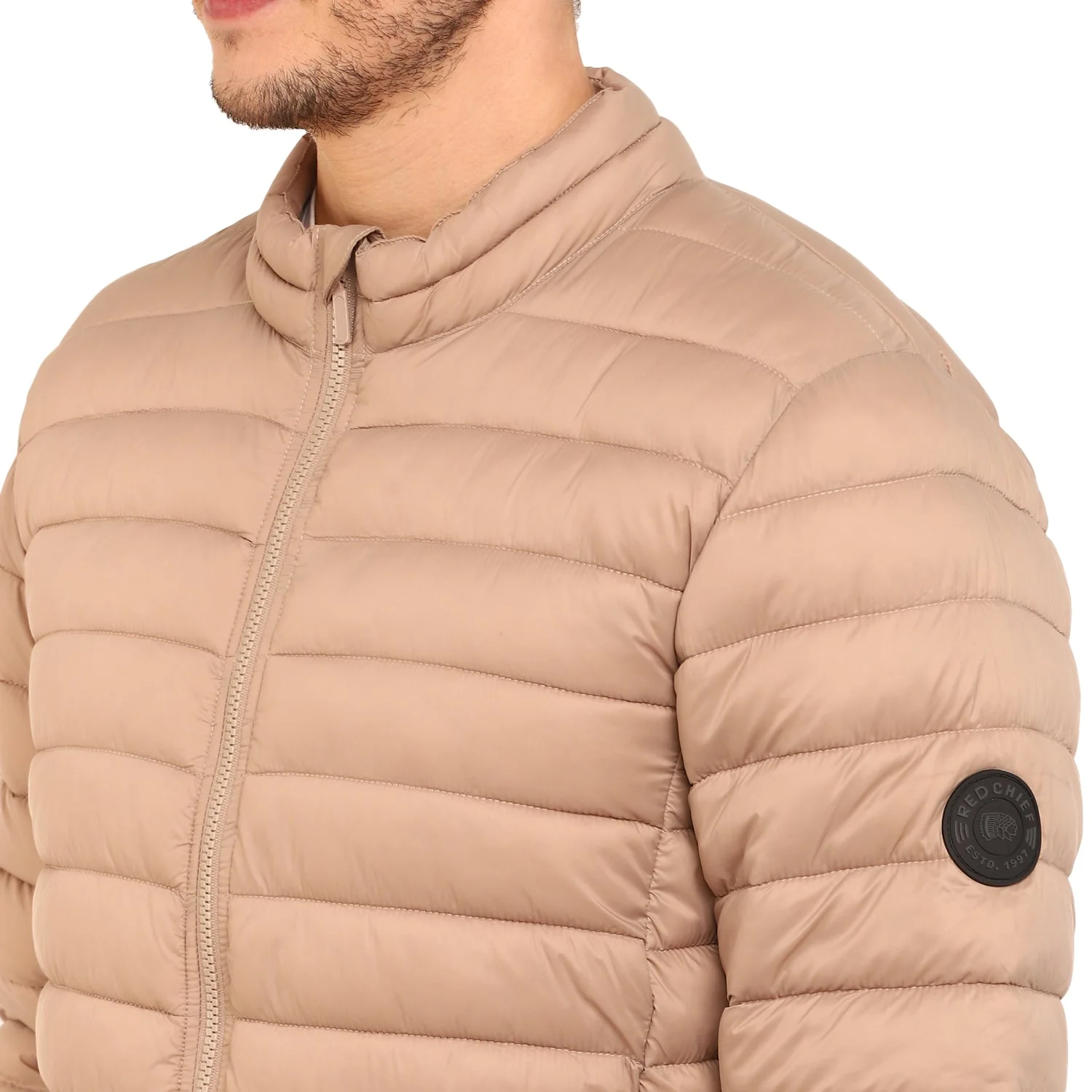 Red Chief Beige Jacket for Men 8310165 026 - Image 8
