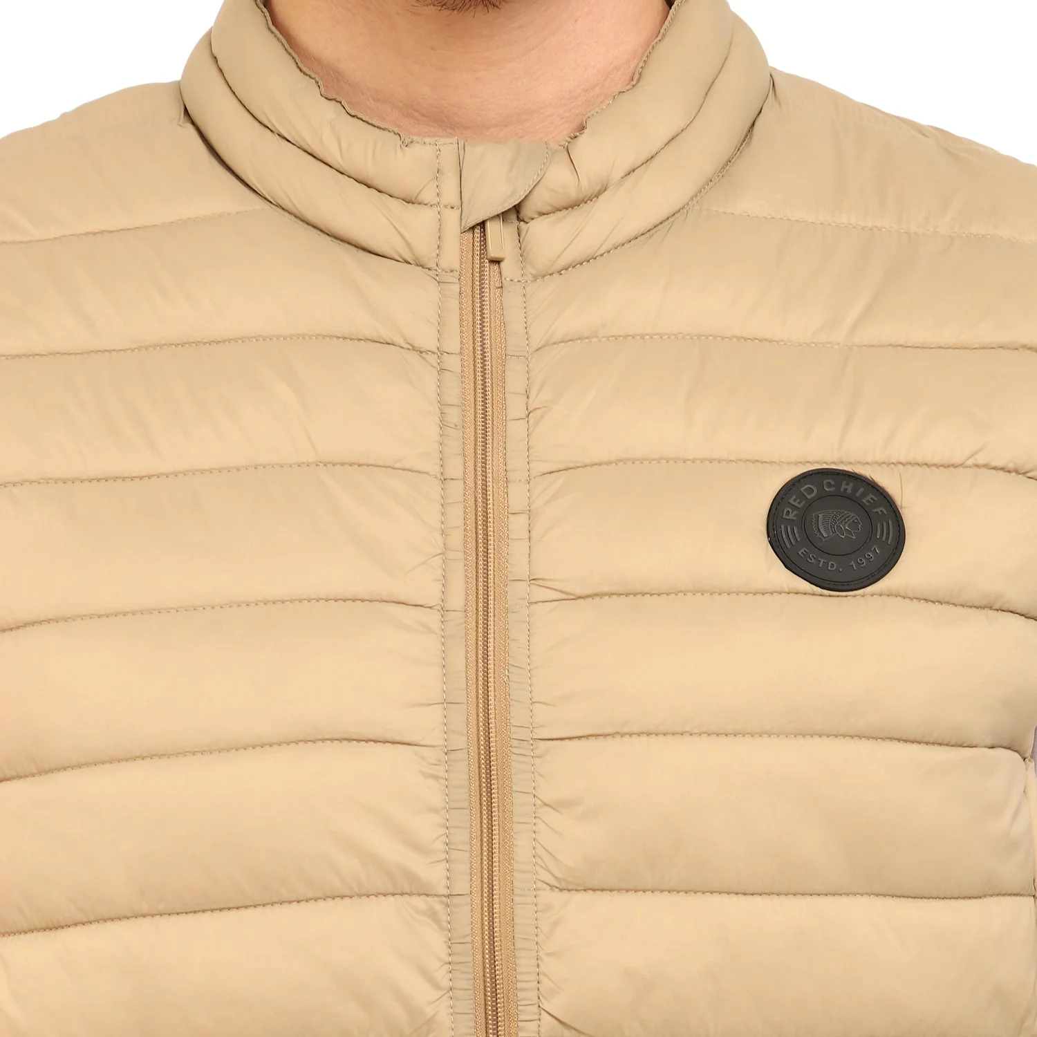 Red Chief Beige Jacket for Men 8310189 026 - Image 9