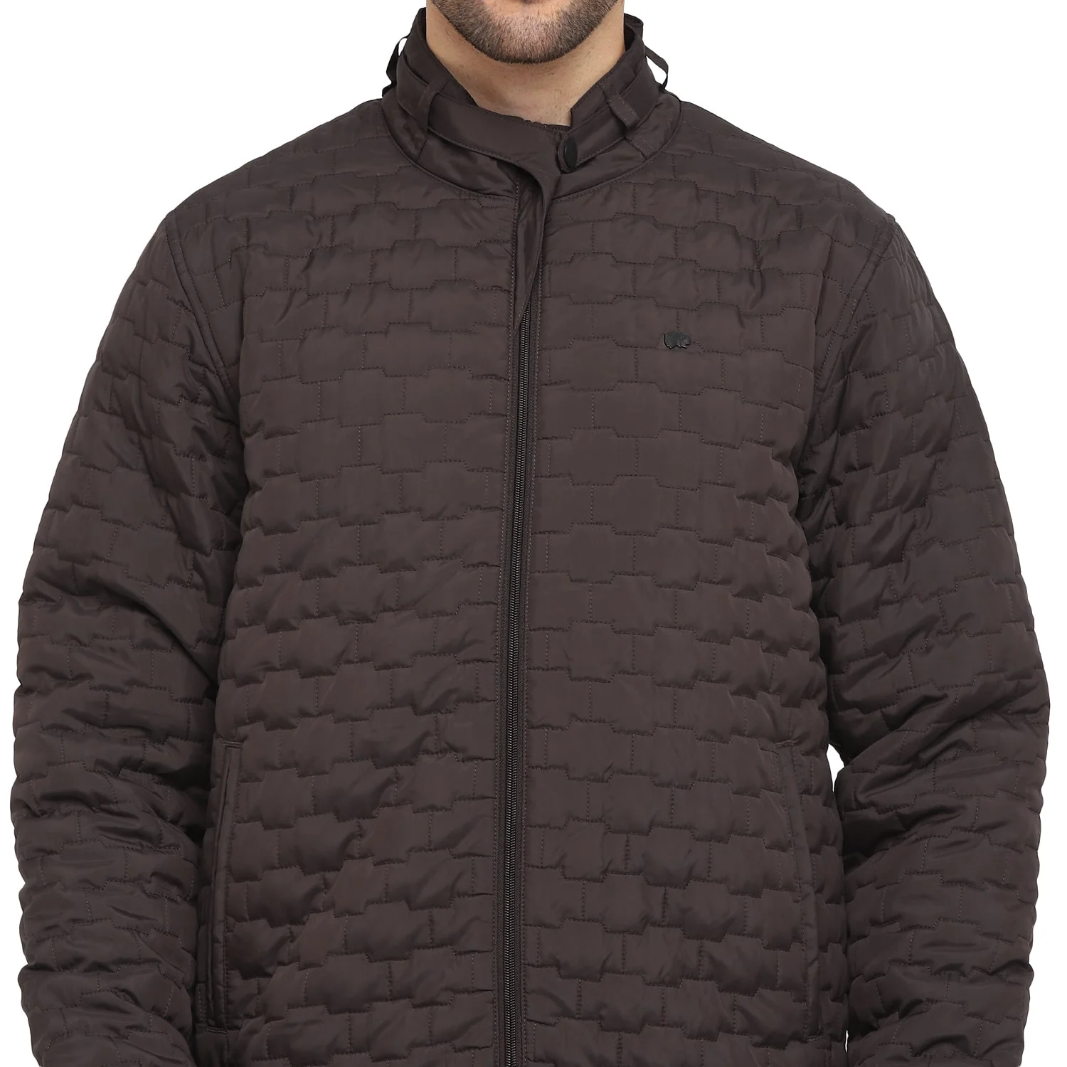 Red Chief Dark Brown Solid Jacket for Men 8310190 G00159 - Image 7