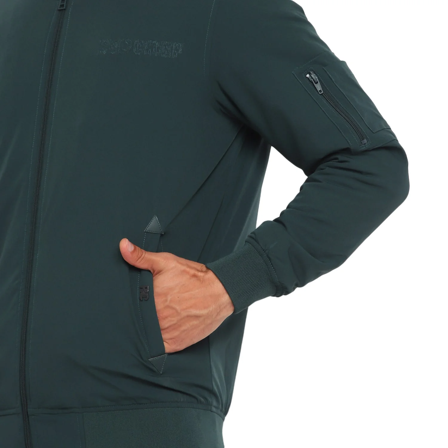 Red Chief Green Solid Jacket for Men 8310192 025 - Image 8