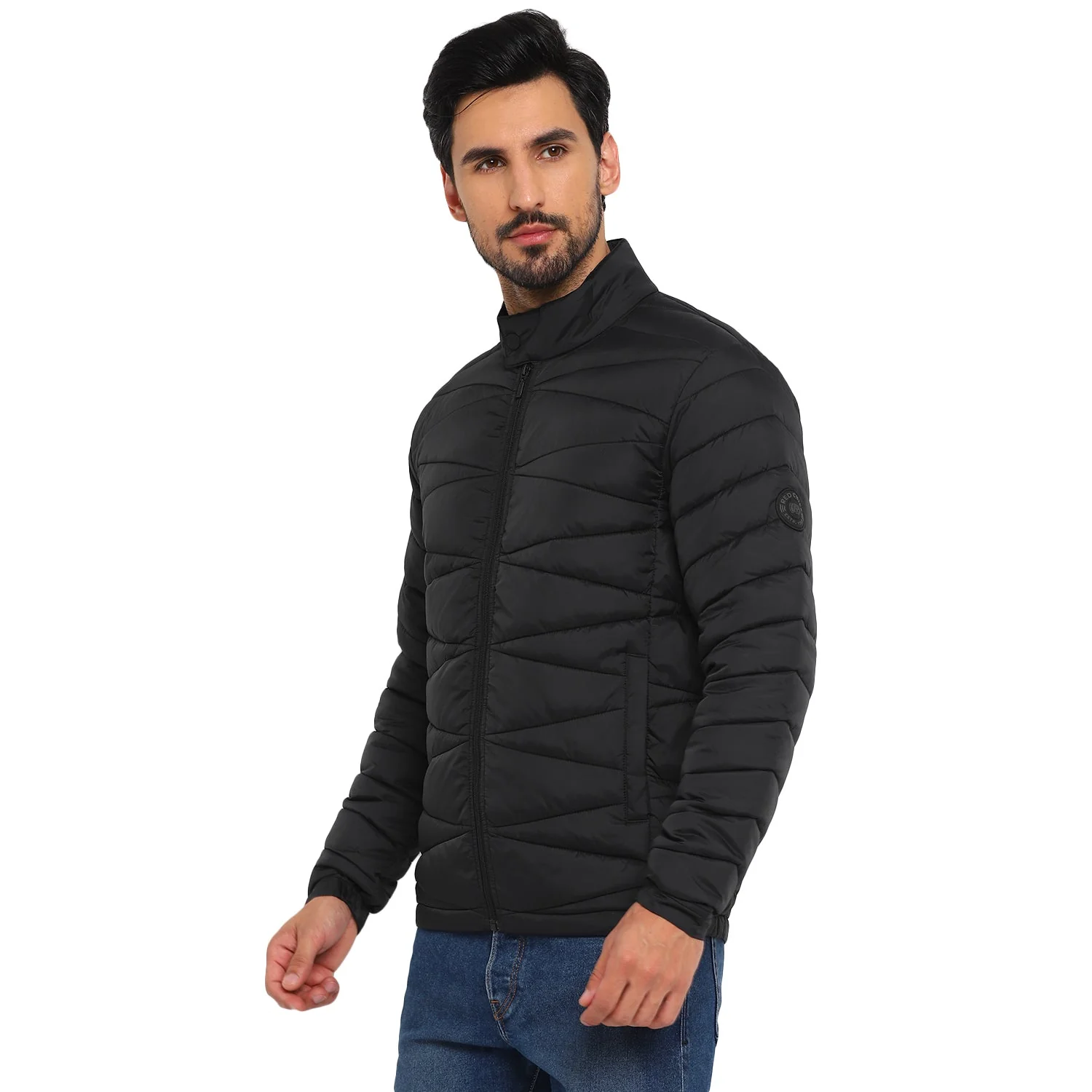 Red Chief Black Texture Jacket for Men 8310193 001 - Image 10