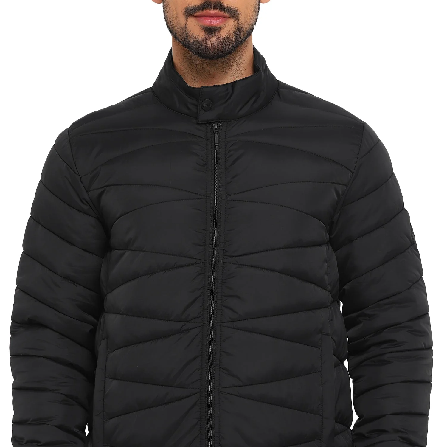 Red Chief Black Texture Jacket for Men 8310193 001 - Image 4