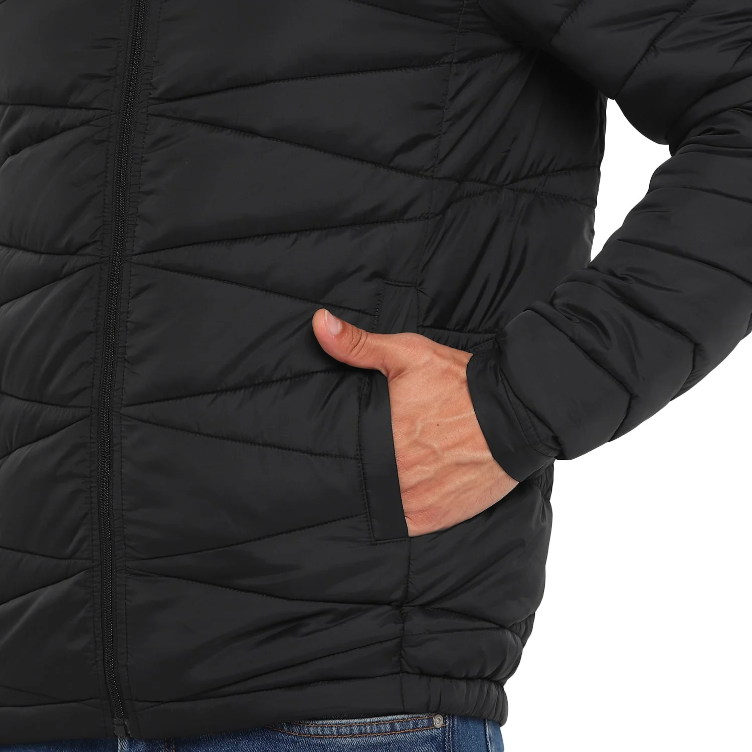 Red Chief Black Texture Jacket for Men 8310193 001 - Image 5