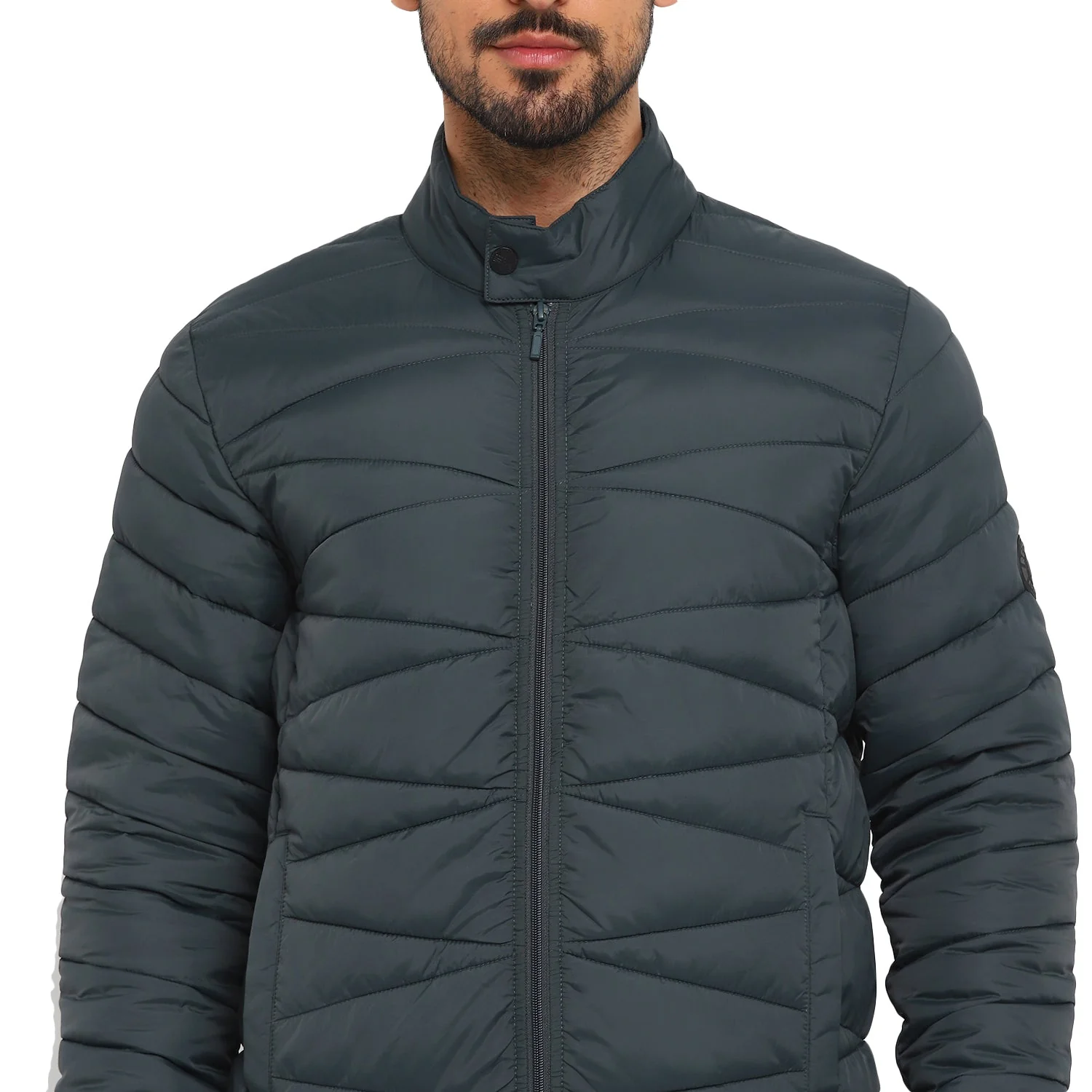 Red Chief Dark Teal Texture Jacket for Men 8310193 DT - Image 4