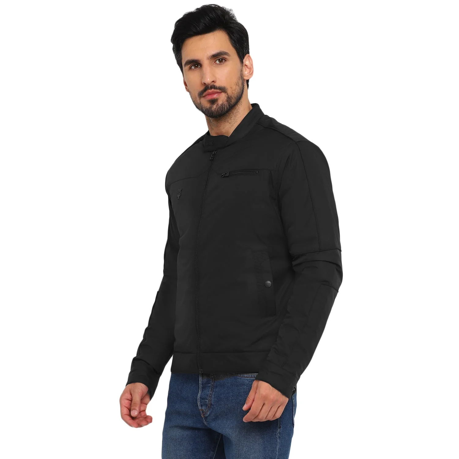 Red Chief Black Texture Jacket for Men 8310195 001 - Image 10
