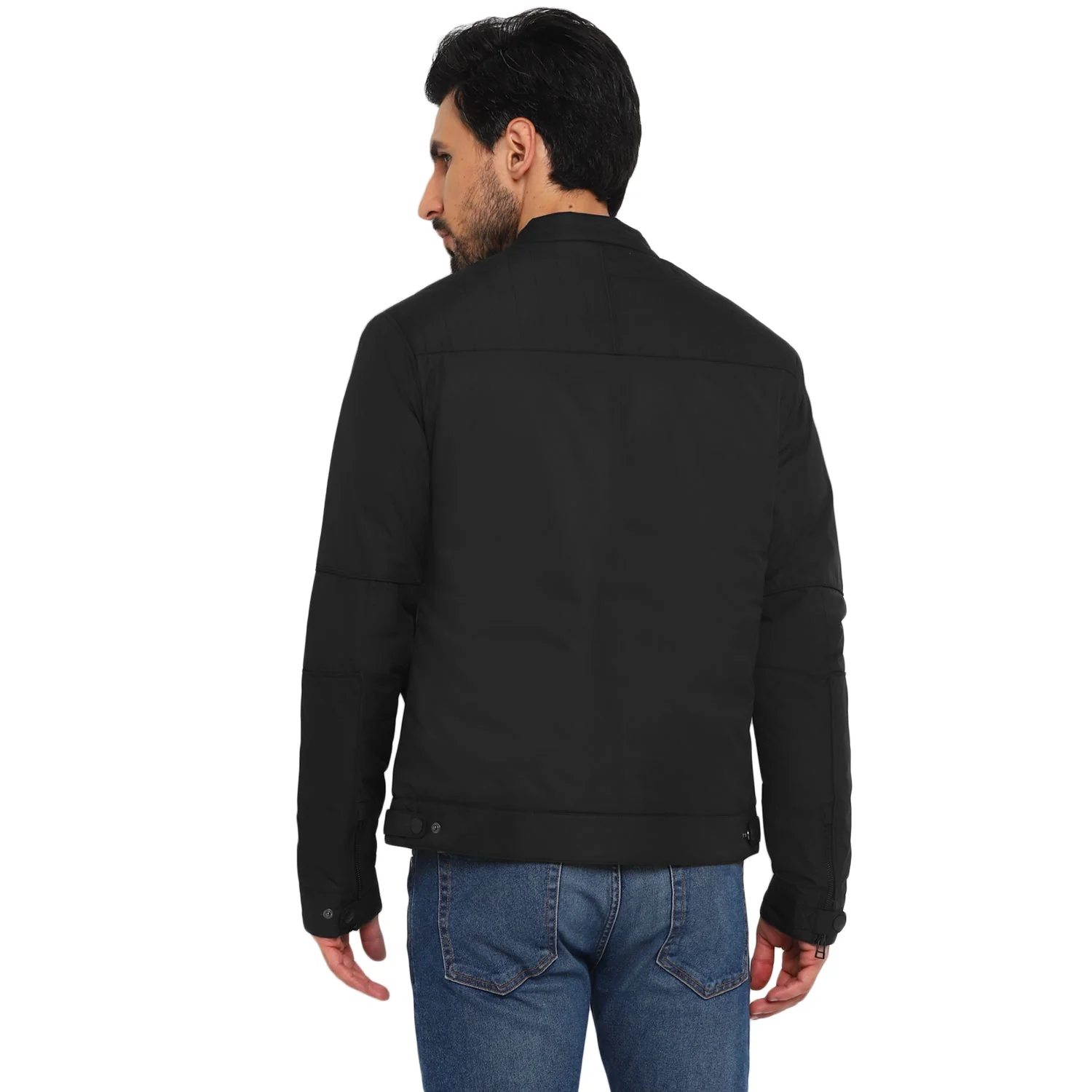 Red Chief Black Texture Jacket for Men 8310195 001 - Image 9