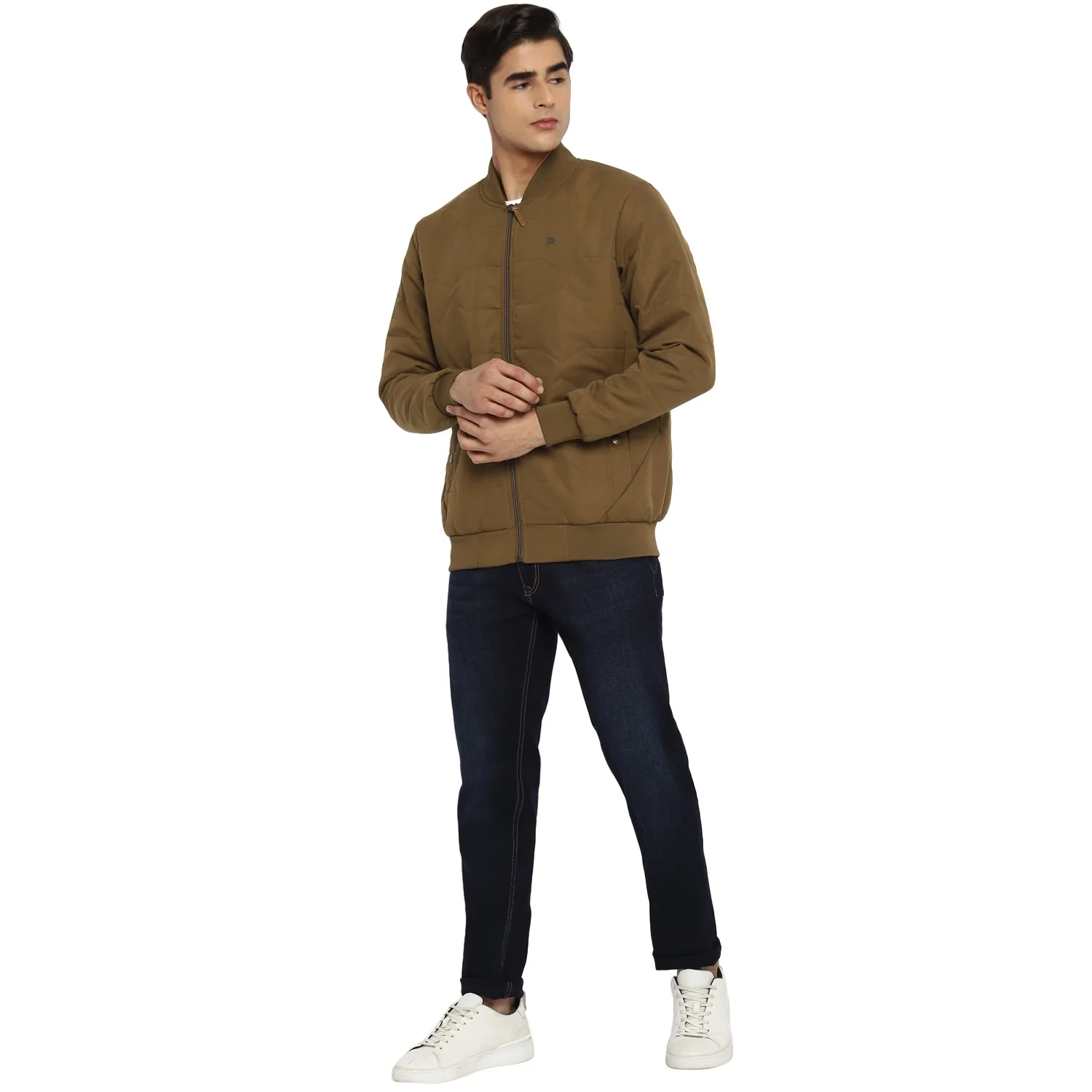 Red Chief Brown Solid Jacket for Men O8310039 430 - Image 3