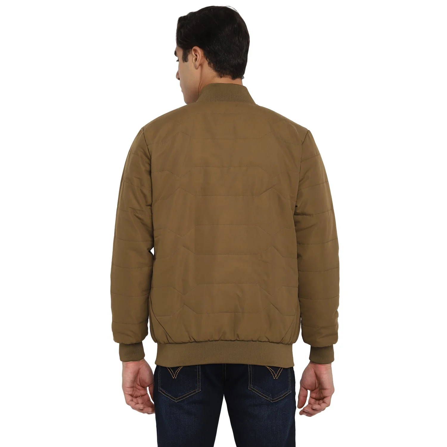 Red Chief Brown Solid Jacket for Men O8310039 430 - Image 4