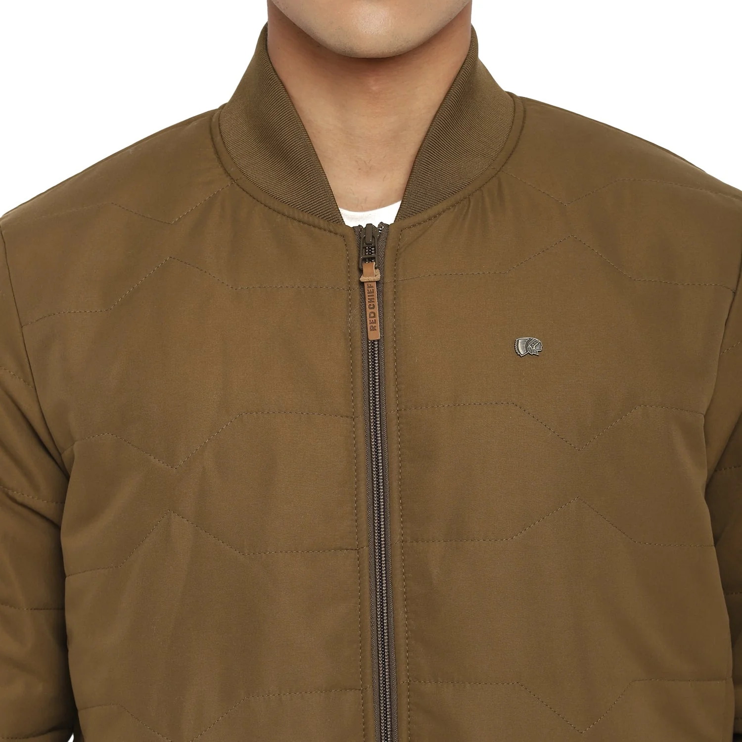 Red Chief Brown Solid Jacket for Men O8310039 430 - Image 7