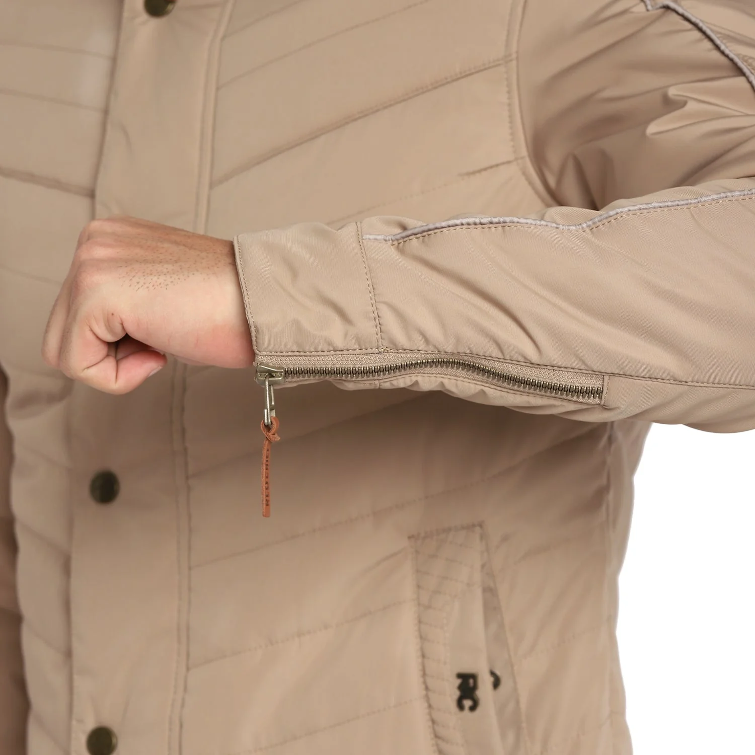 Red Chief Beige Solid Jacket for Men O8310040 026 - Image 9