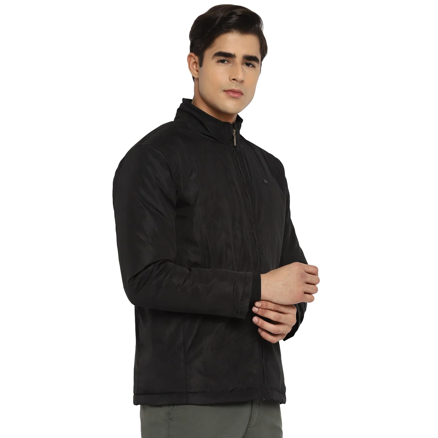 Red Chief Black Printed Jacket for Men O8310043 001 - Image 6
