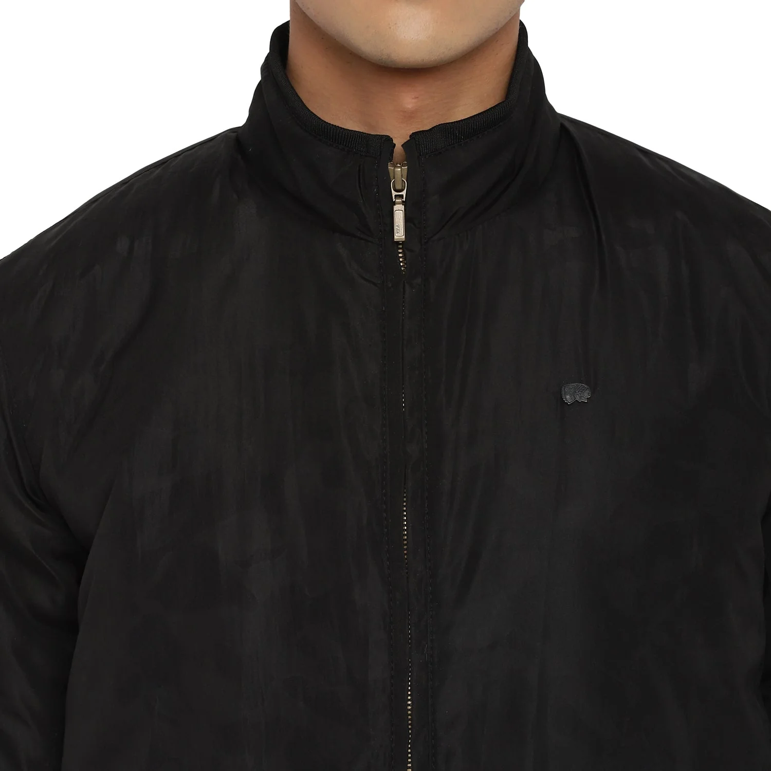 Red Chief Black Printed Jacket for Men O8310043 001 - Image 7