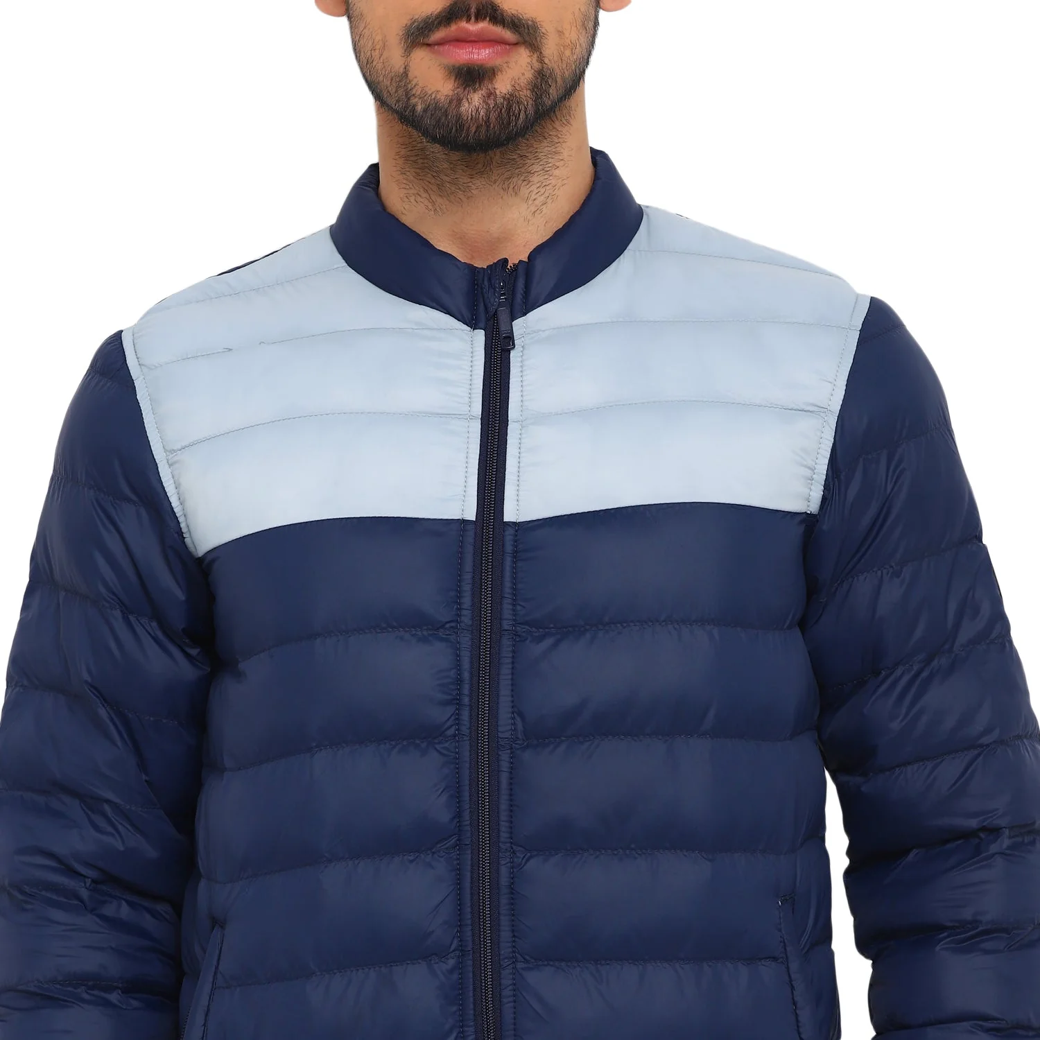 Red Chief Blue Solid Jacket for Men O8310053 002 - Image 7