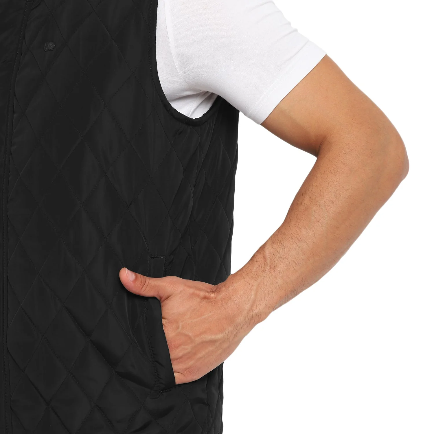 Red Chief Black Solid Jacket for Men O8310055 001 - Image 8