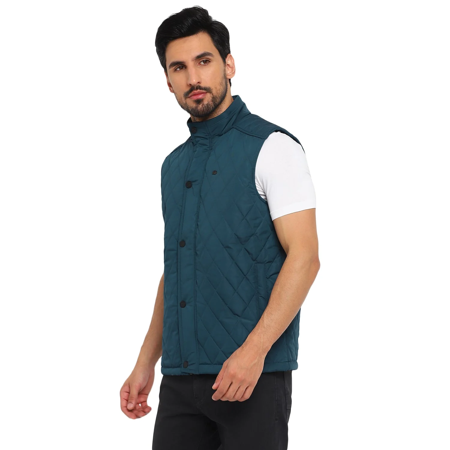 Red Chief Teal Solid Jacket for Men O8310055 815 - Image 5
