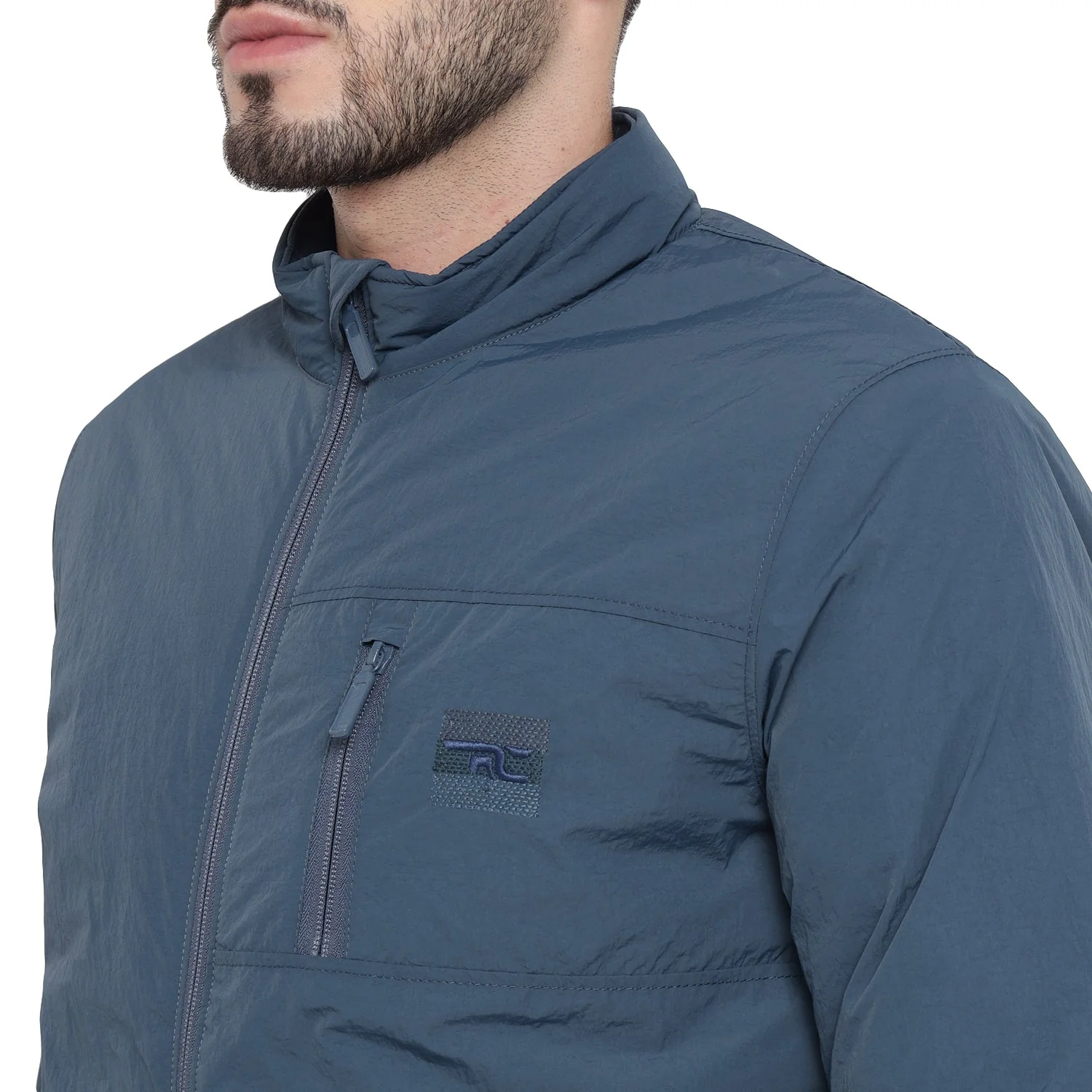 Red Chief Blue Jacket for Men O8310057 002 - Image 5