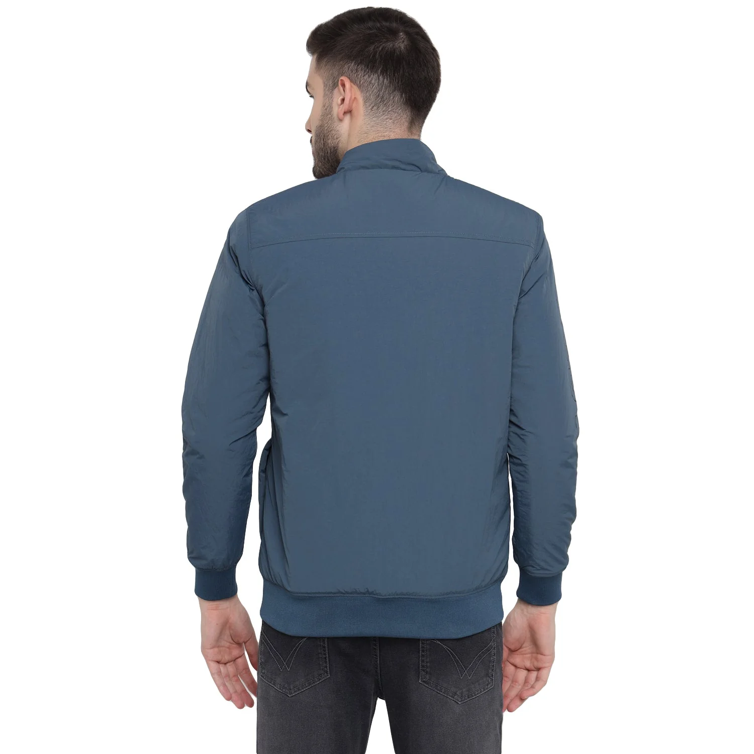 Red Chief Blue Jacket for Men O8310057 002 - Image 9