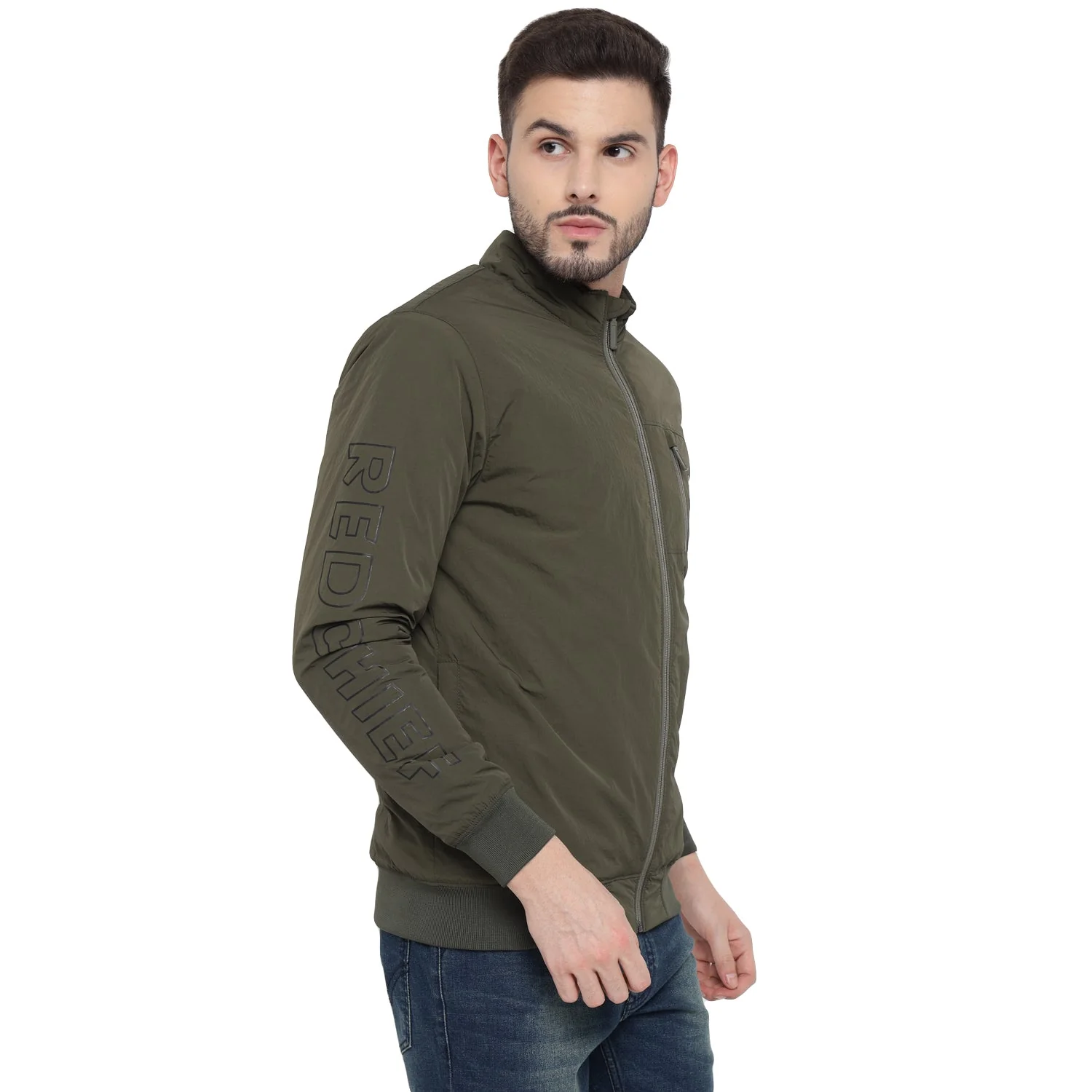 Red Chief Olive Jacket for Men O8310057 124 - Image 2