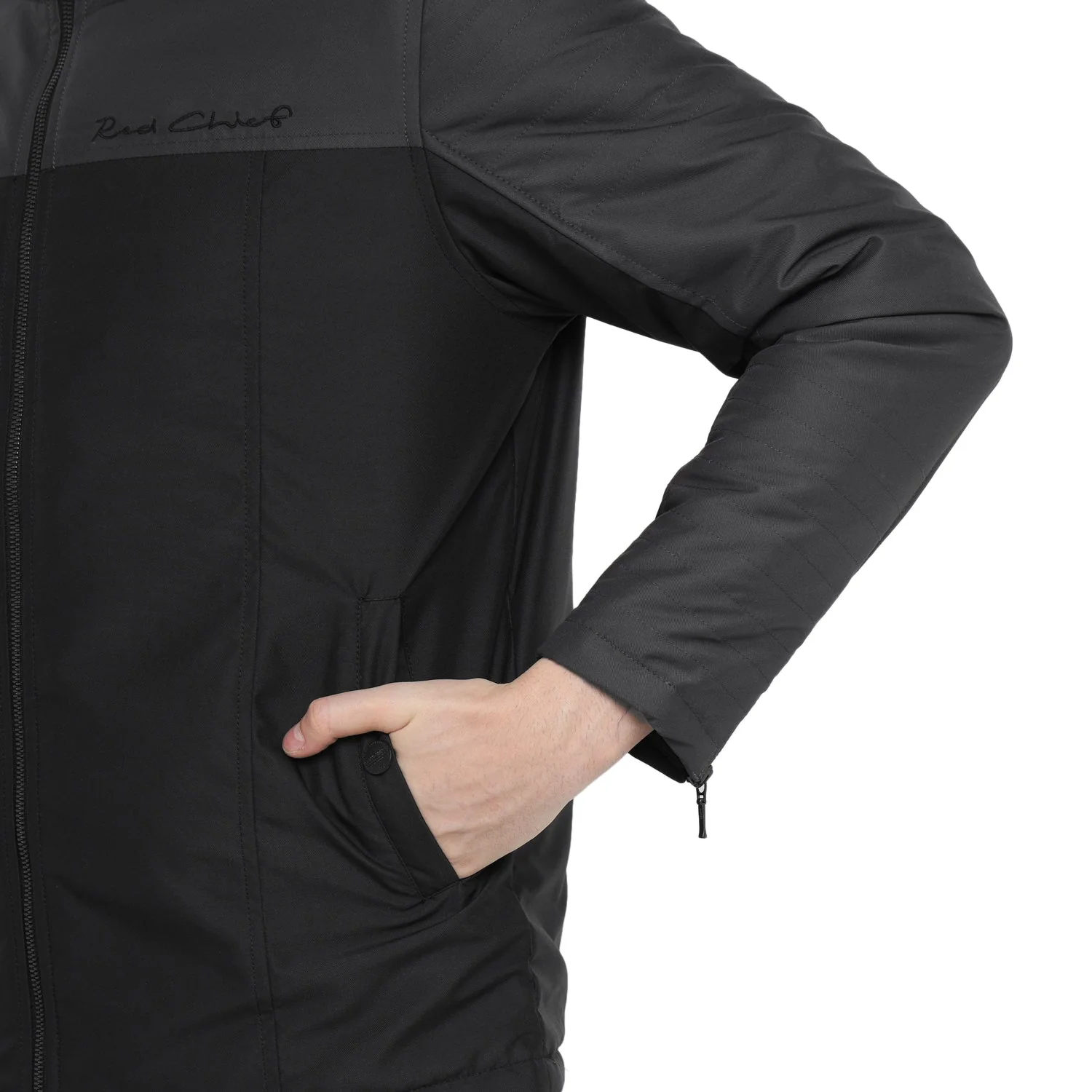Red Chief Black Graphite Jacket for Men O8310058 G00993 - Image 10