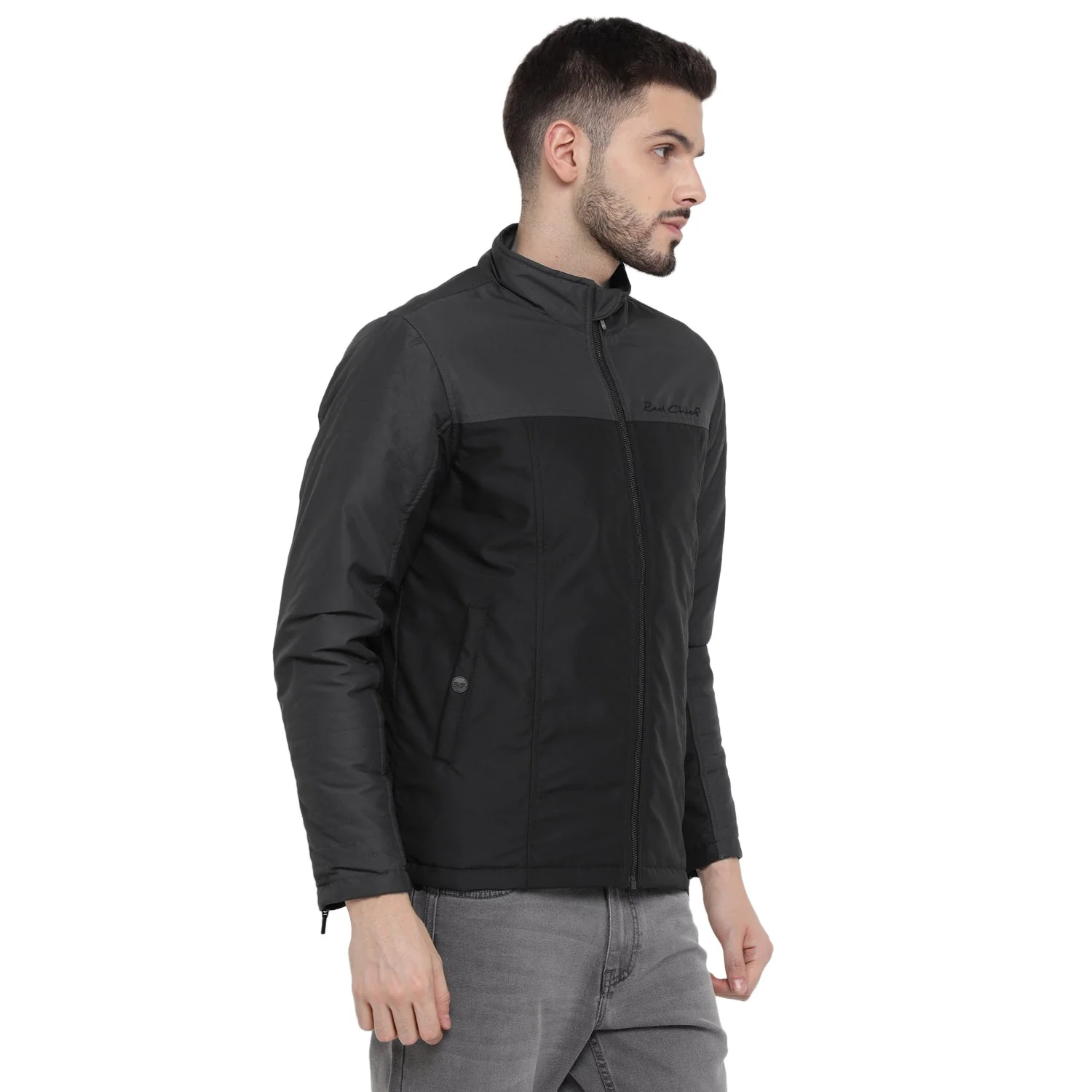 Red Chief Black Graphite Jacket for Men O8310058 G00993 - Image 6