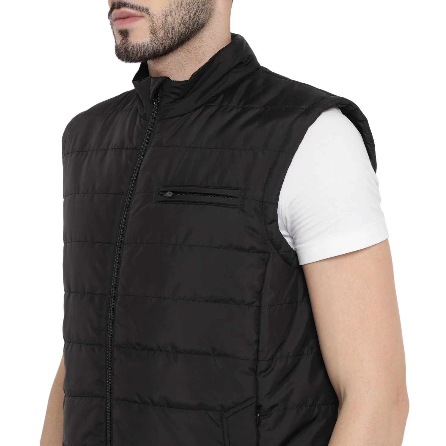 Red Chief Black Jacket for Men O8310060 001 - Image 4