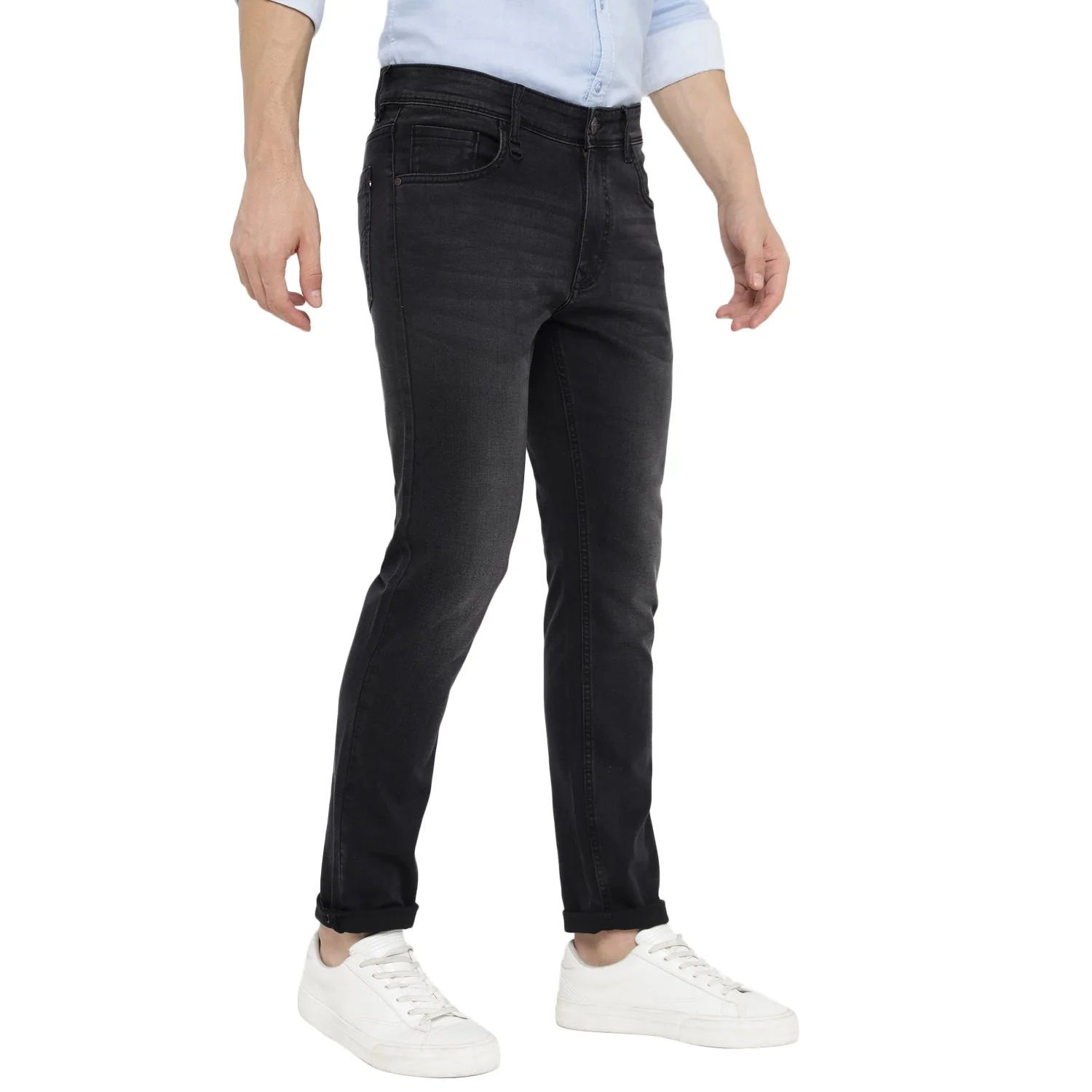 Red Chief Black Jeans for Men 8560441 001 - Image 2