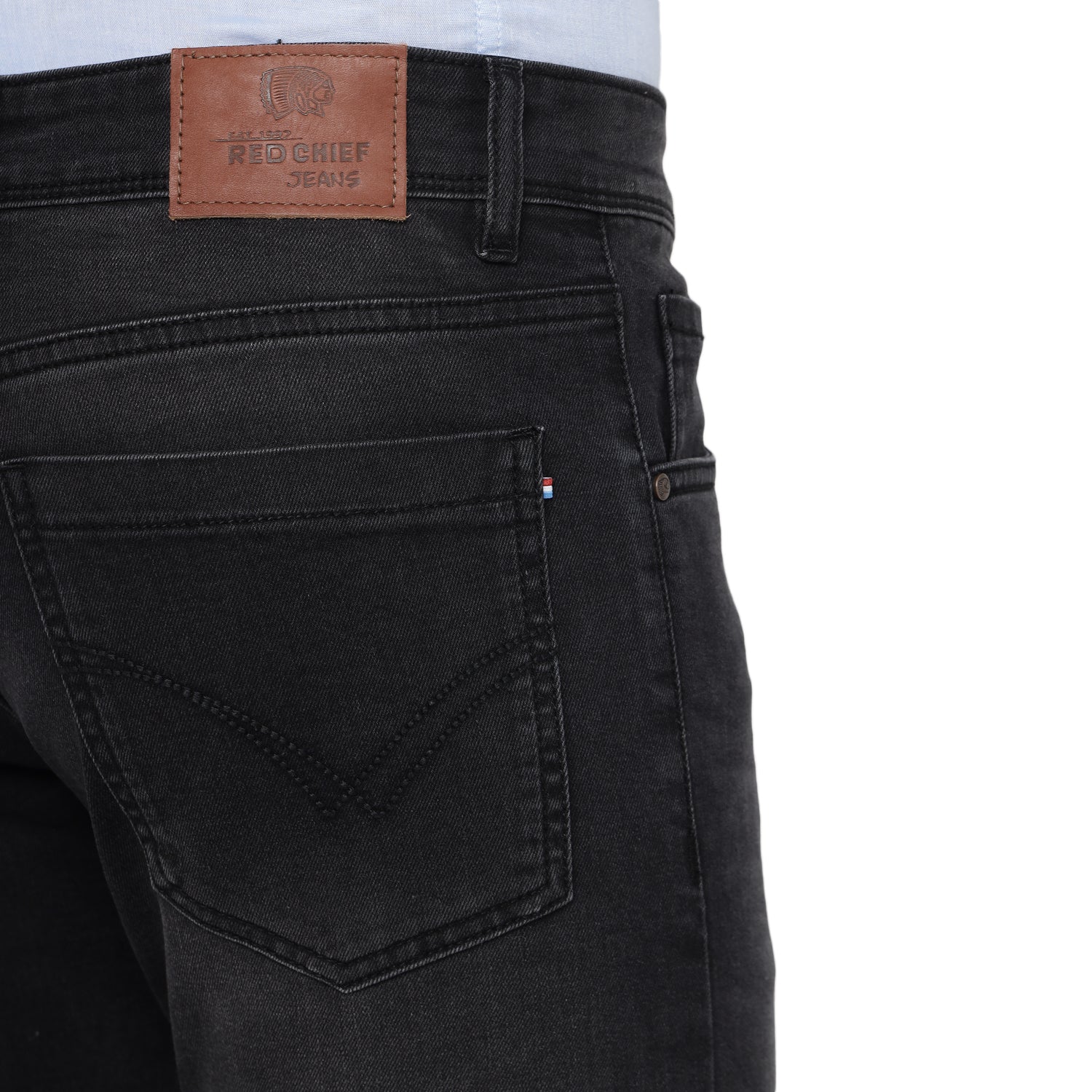 Red Chief Black Jeans for Men 8560441 001 - Image 4