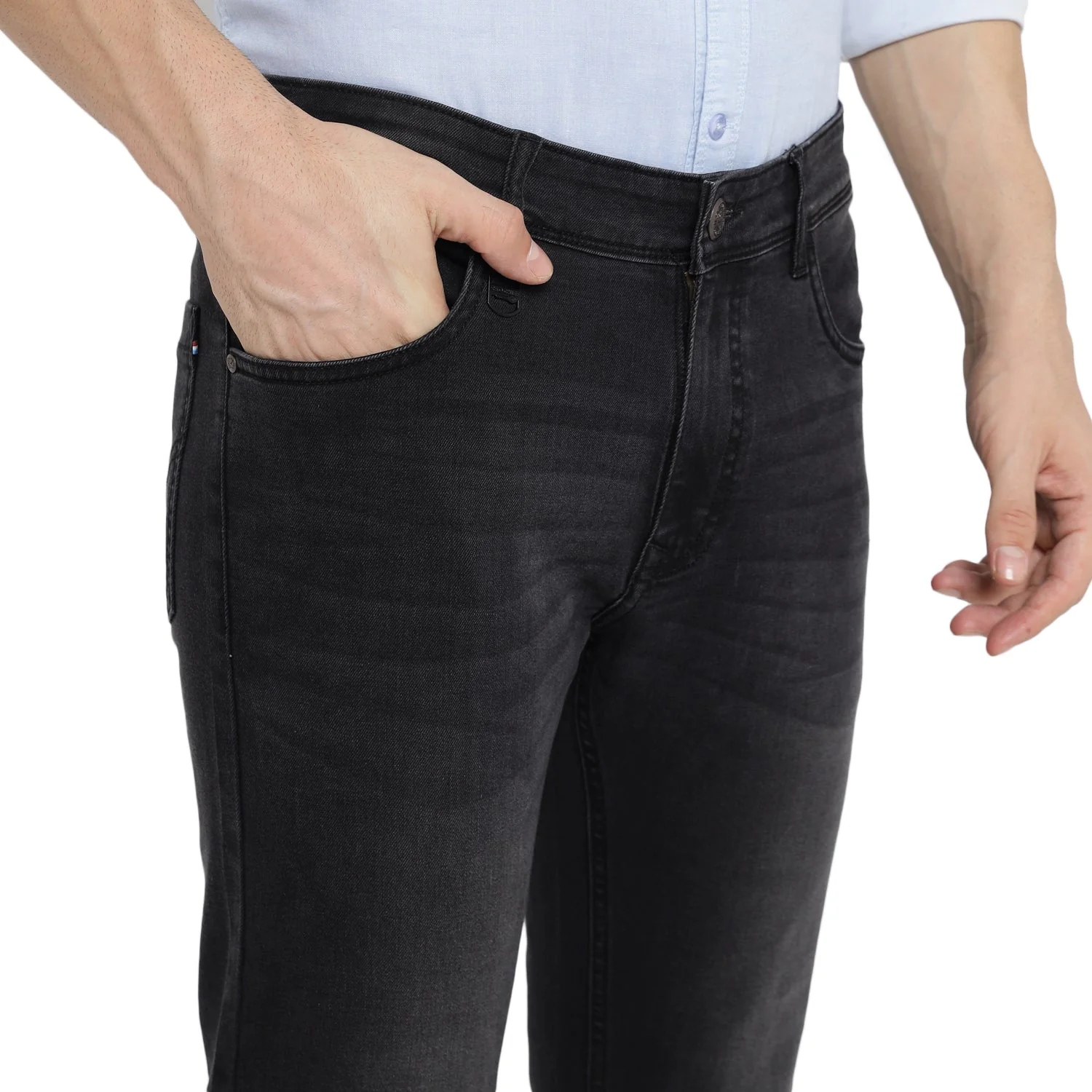 Red Chief Black Jeans for Men 8560441 001 - Image 5