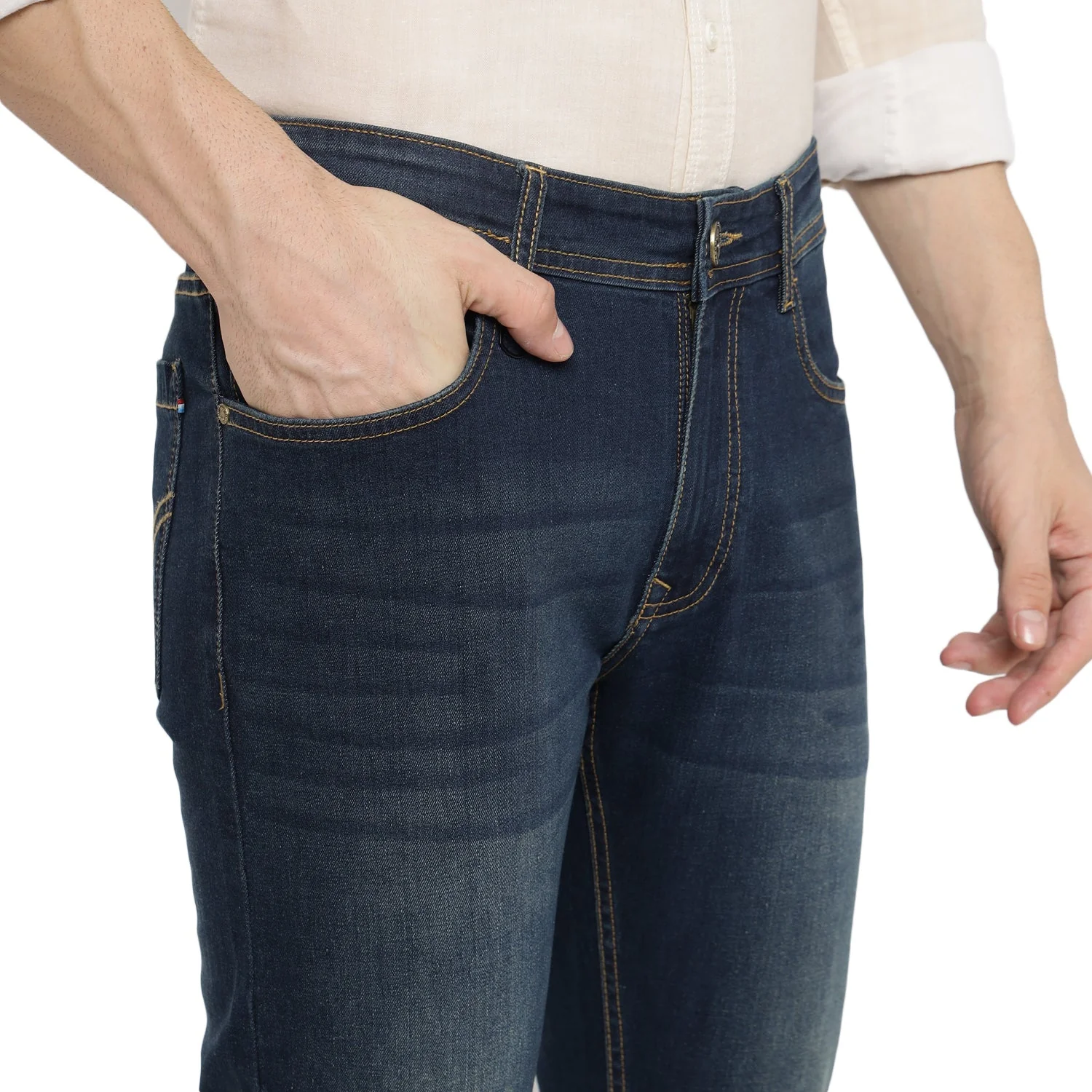 Red Chief Navy Jeans for Men 8560442 156 - Image 4