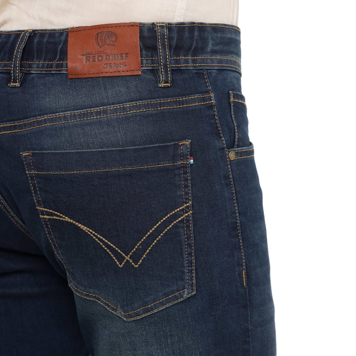 Red Chief Navy Jeans for Men 8560442 156 - Image 5