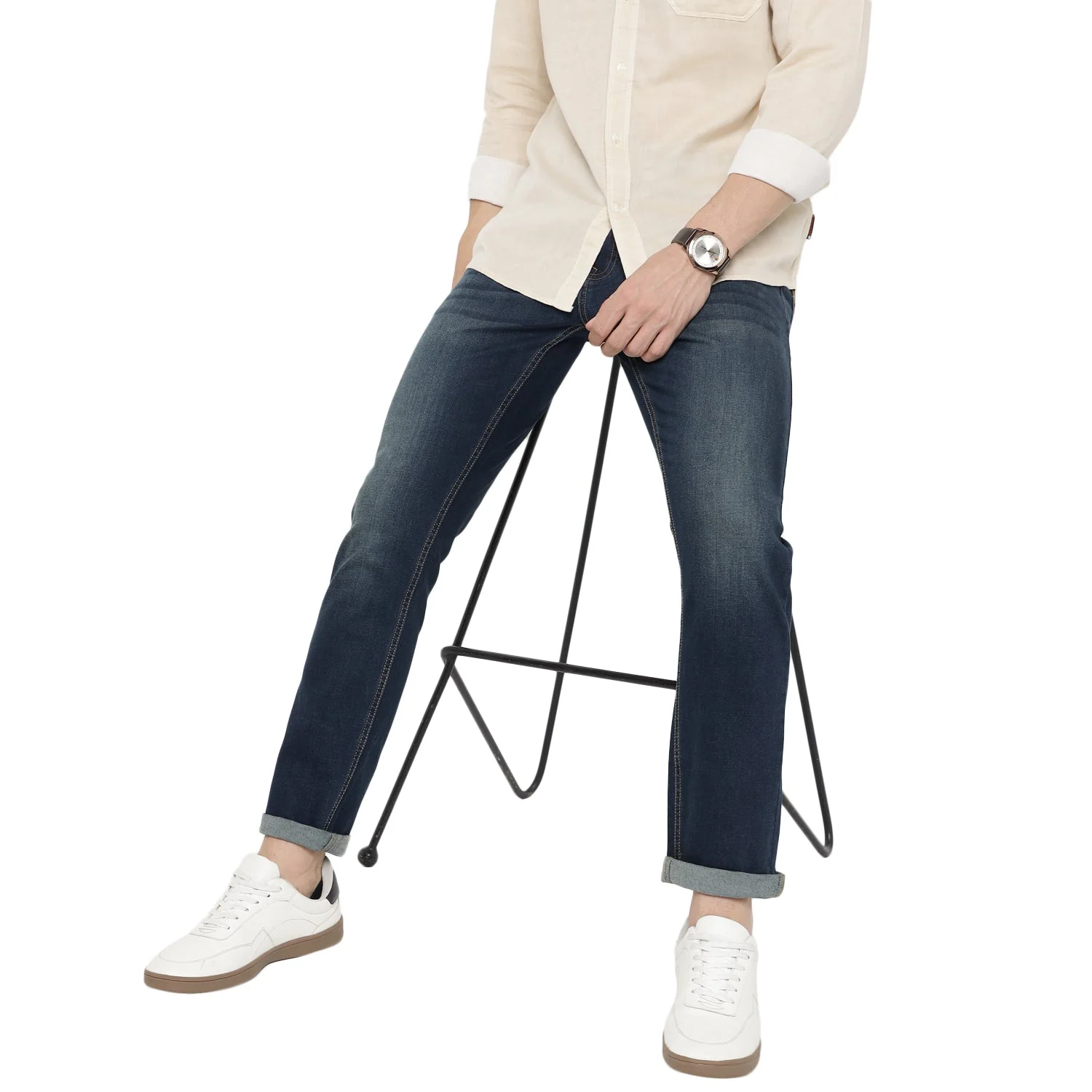 Red Chief Navy Jeans for Men 8560442 156 - Image 6