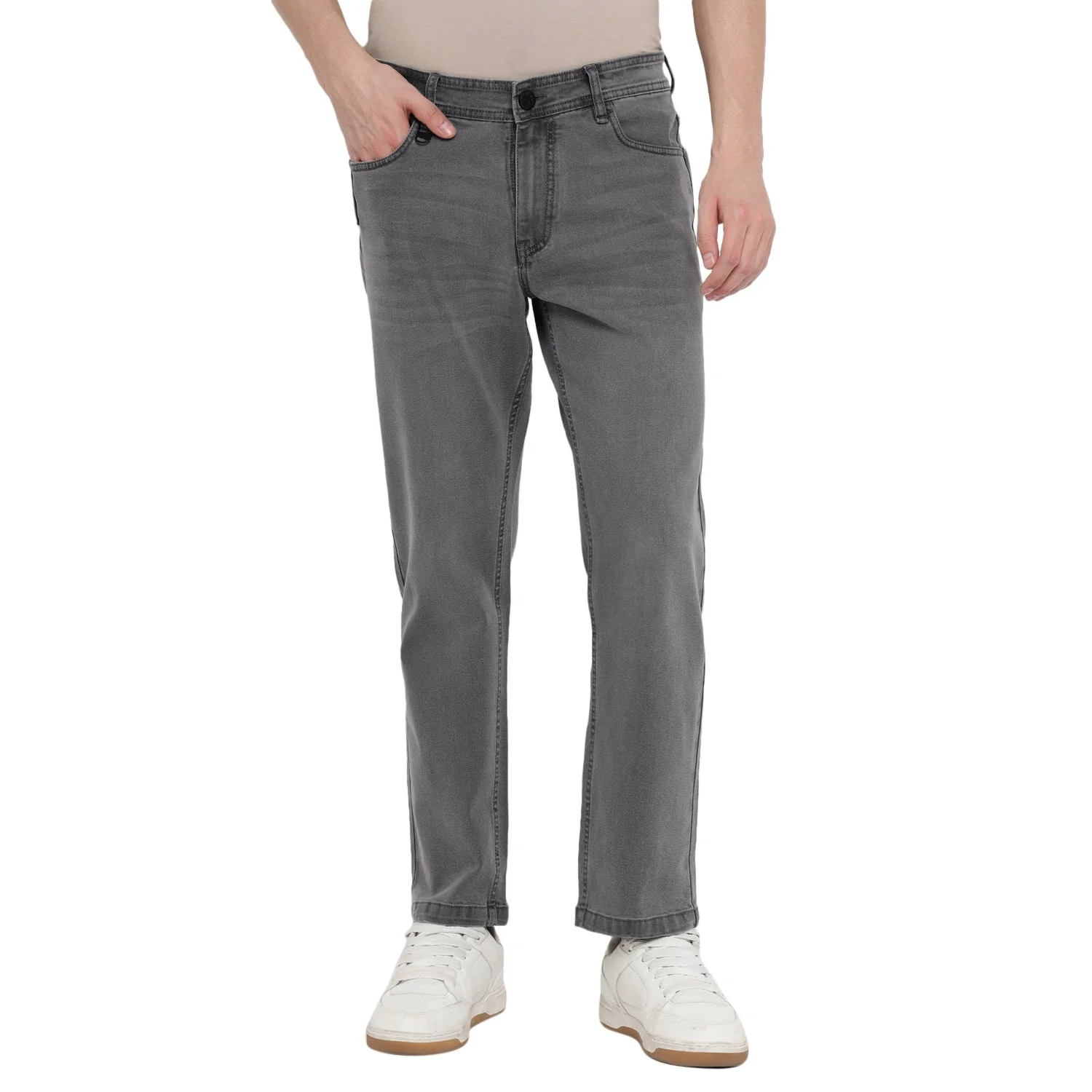 Red Chief Gray Jeans for Men 8560443 005